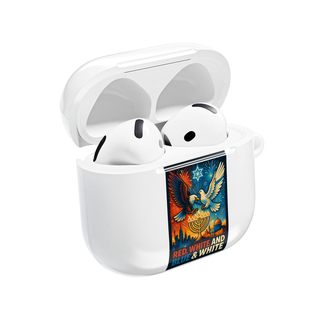 Red White and Blue AirPod Cases - American Zionist