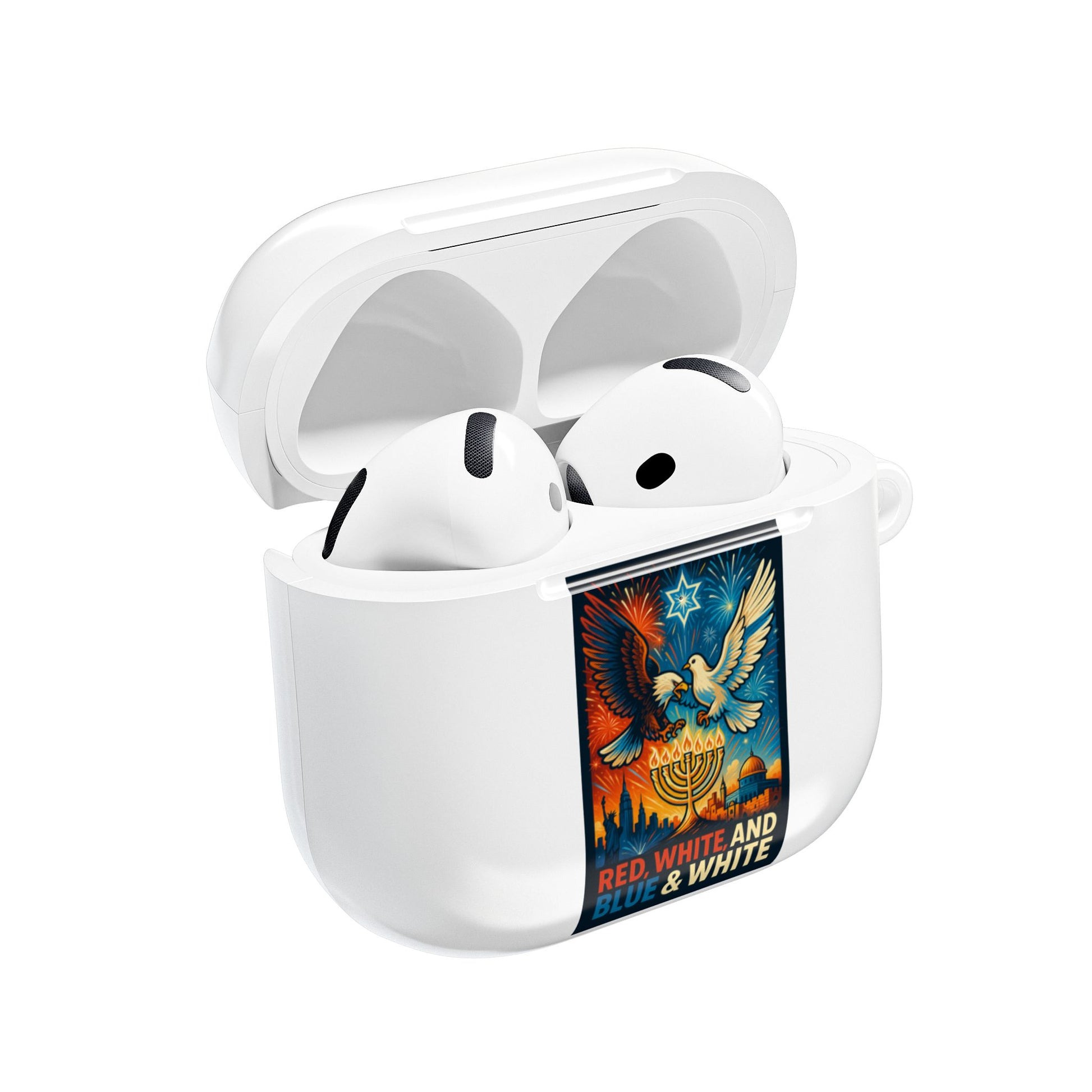 Red White and Blue AirPod Cases - American Zionist
