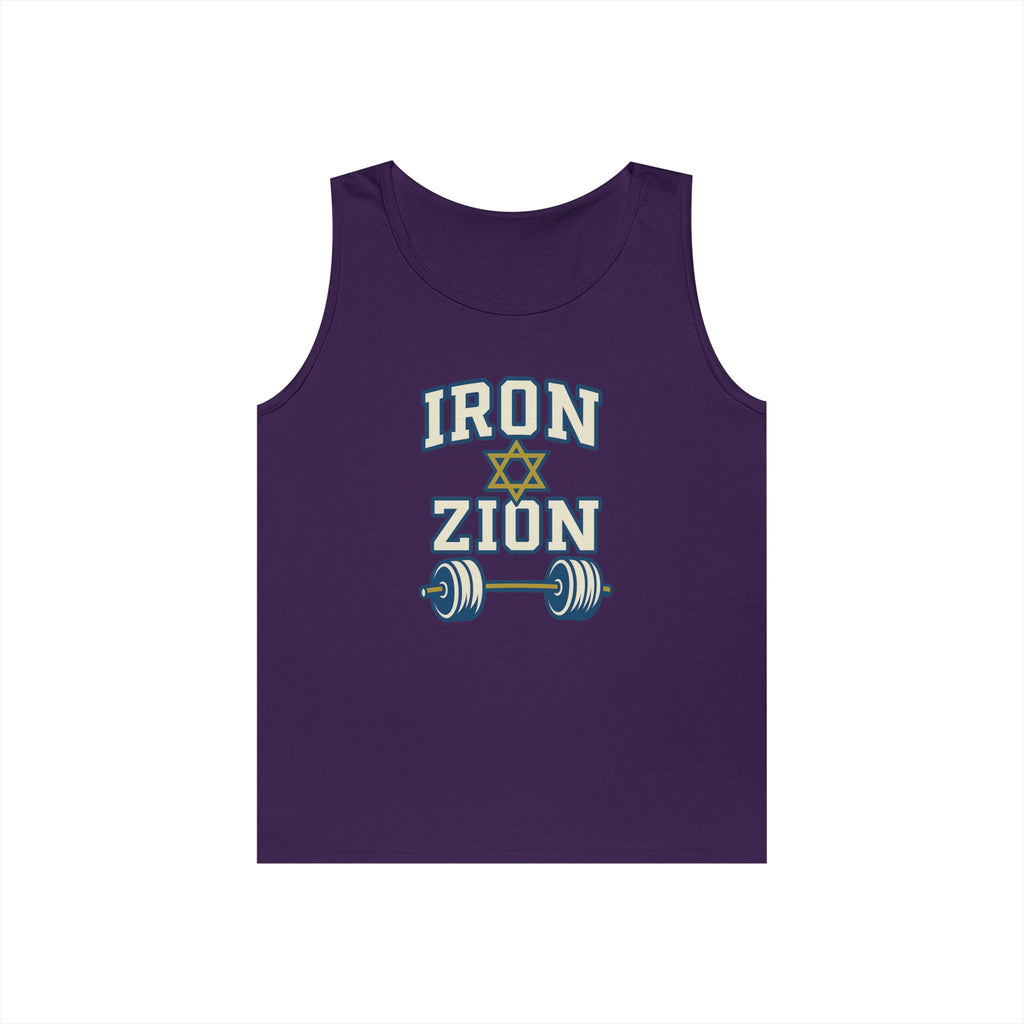 Iron Zion Unisex Heavy Cotton Tank Top - American Zionist