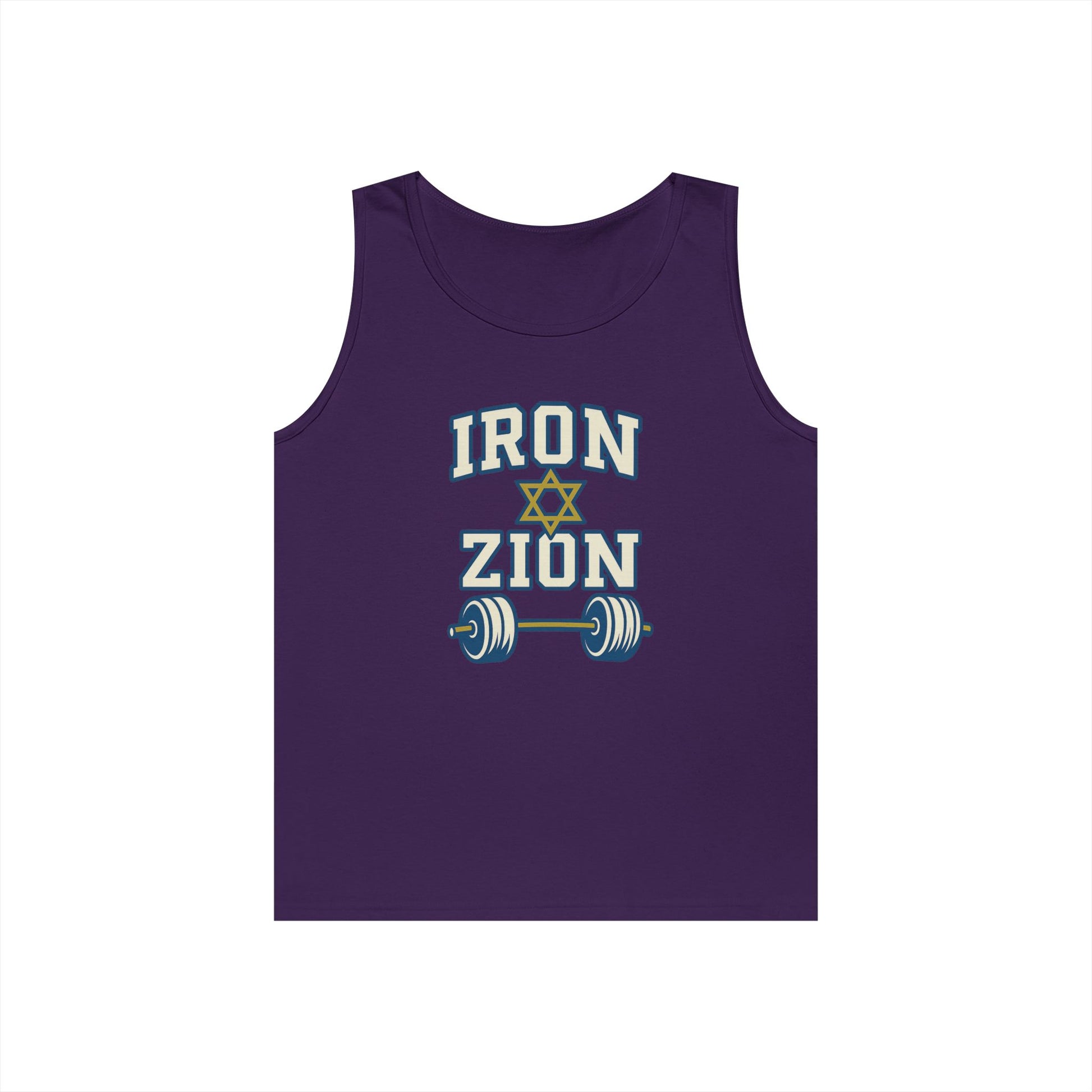 Iron Zion Unisex Heavy Cotton Tank Top - American Zionist