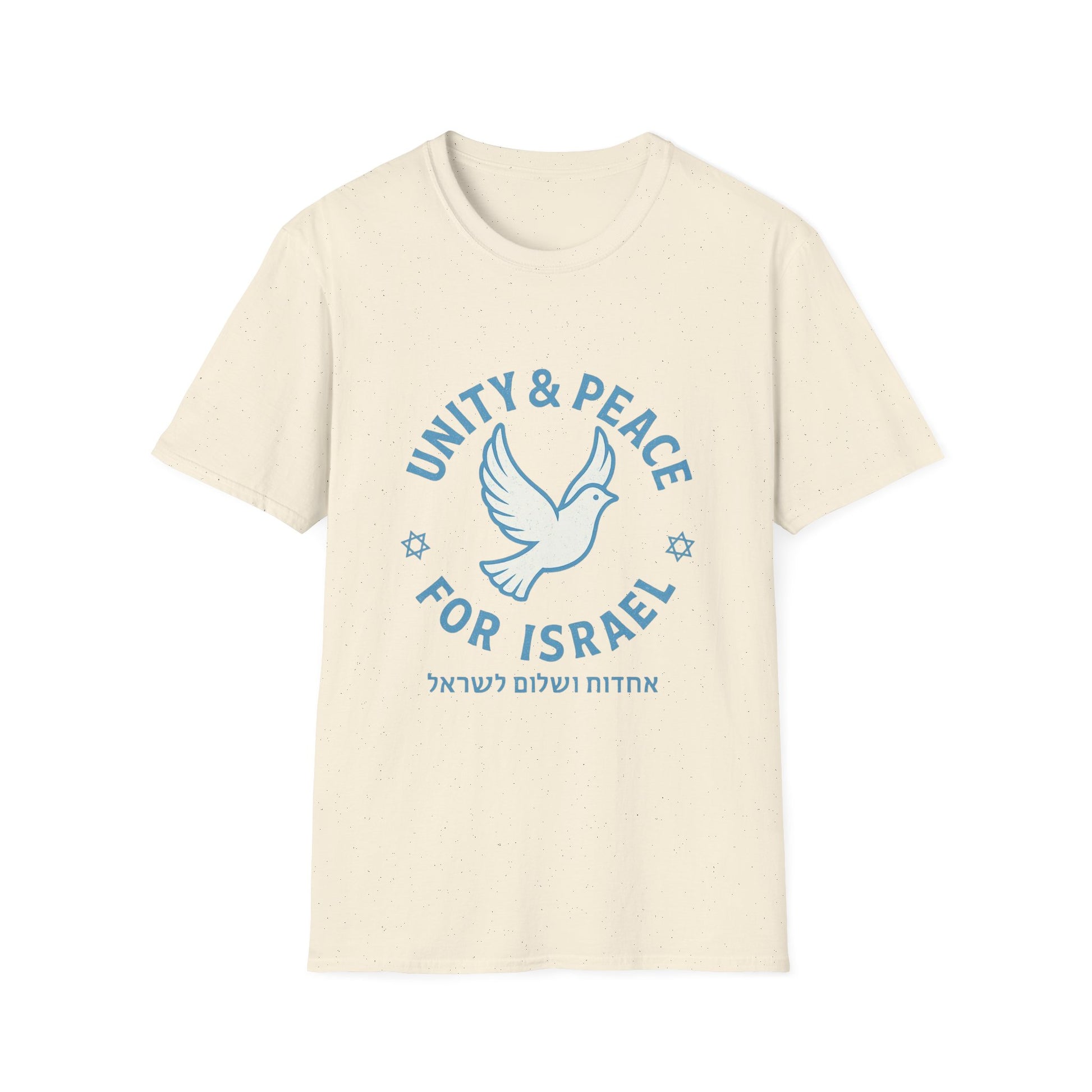 Unity Peace For Israel Unisex Softstyle T-Shirt - American Zionist