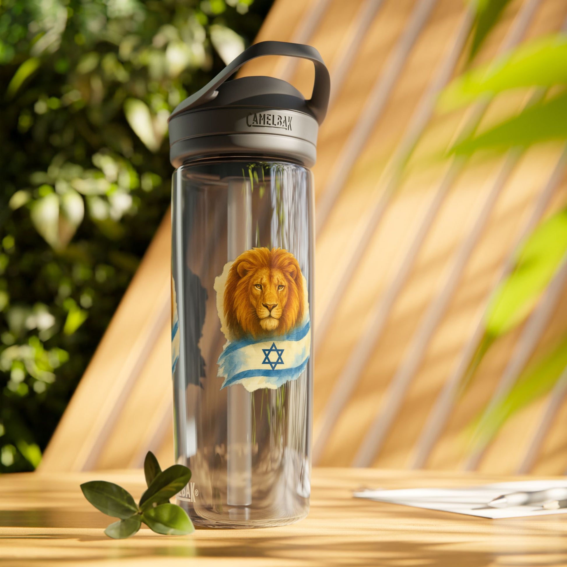 Lion Of Israel Water Bottle, 20oz\25oz - American Zionist