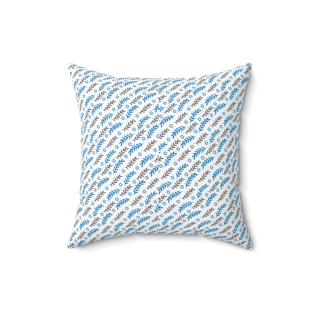 Olive and Shield Spun Polyester Square Pillow - American Zionist