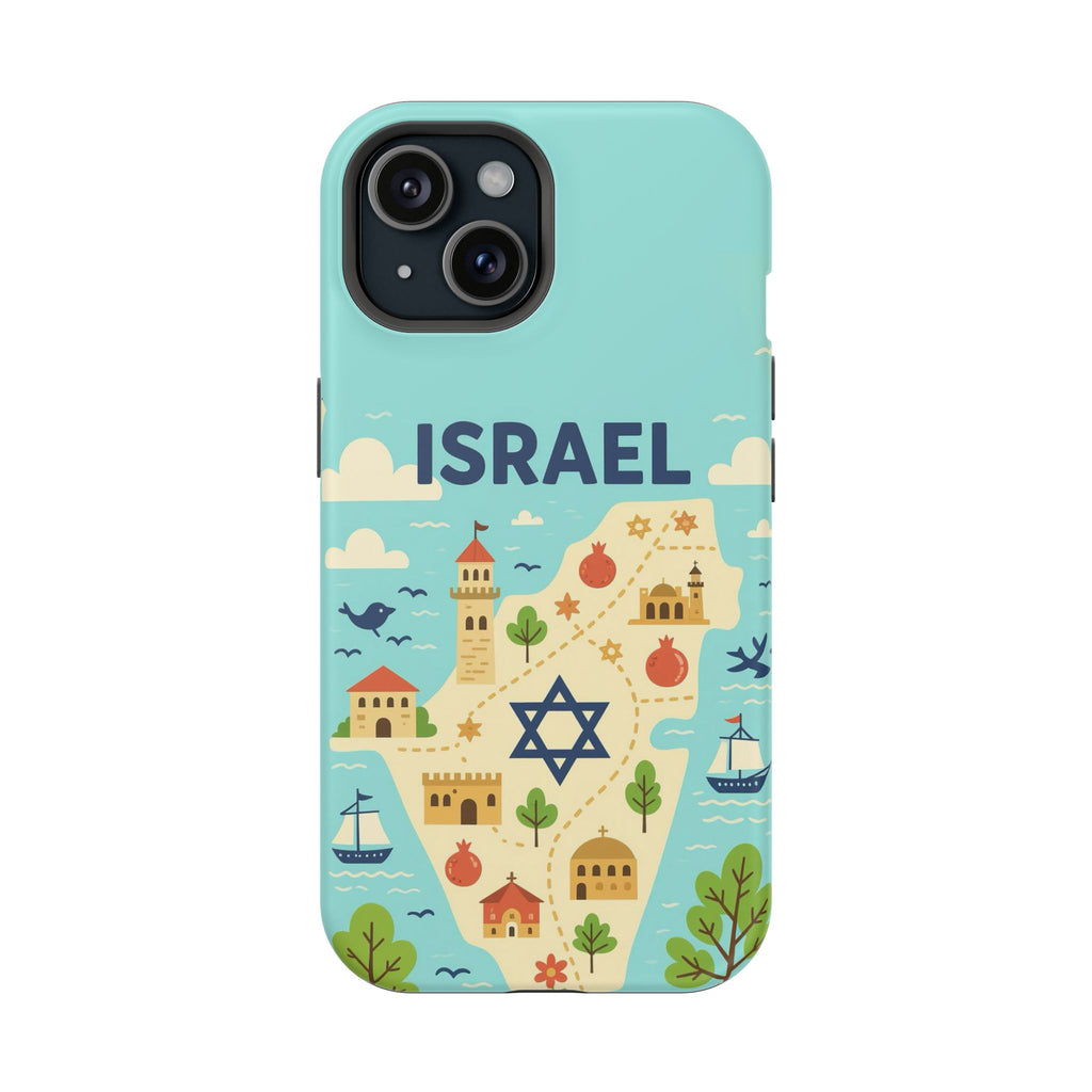 Map of Israel Magnetic Tough Cases - American Zionist