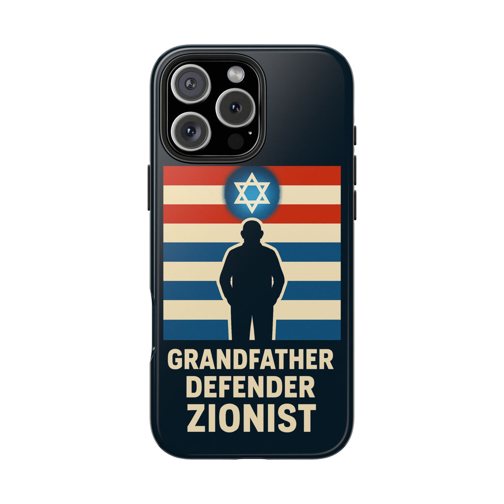 Grandfather Zionist Tough Phone Cases - American Zionist