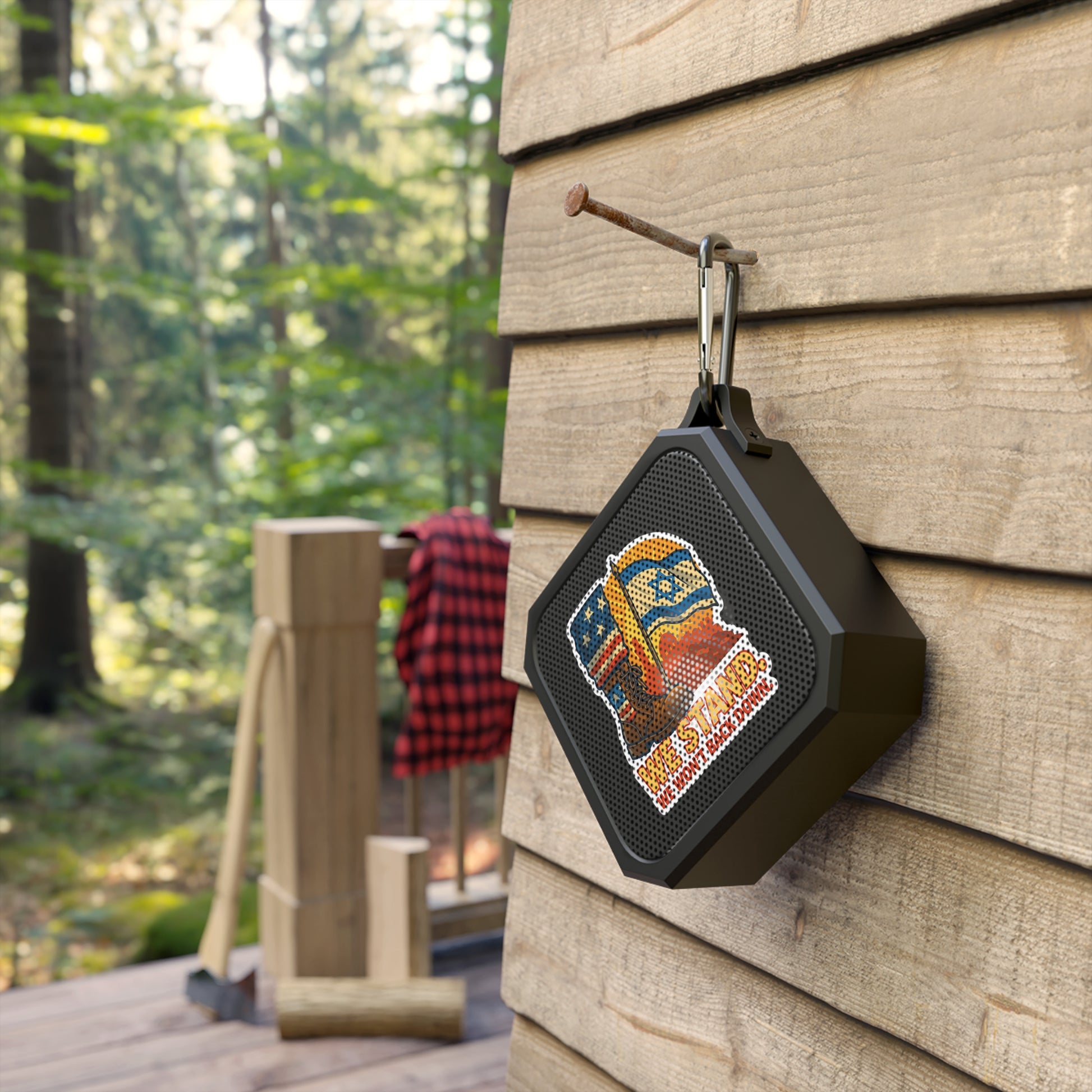 We Stand Blackwater Outdoor Bluetooth Speaker - American Zionist