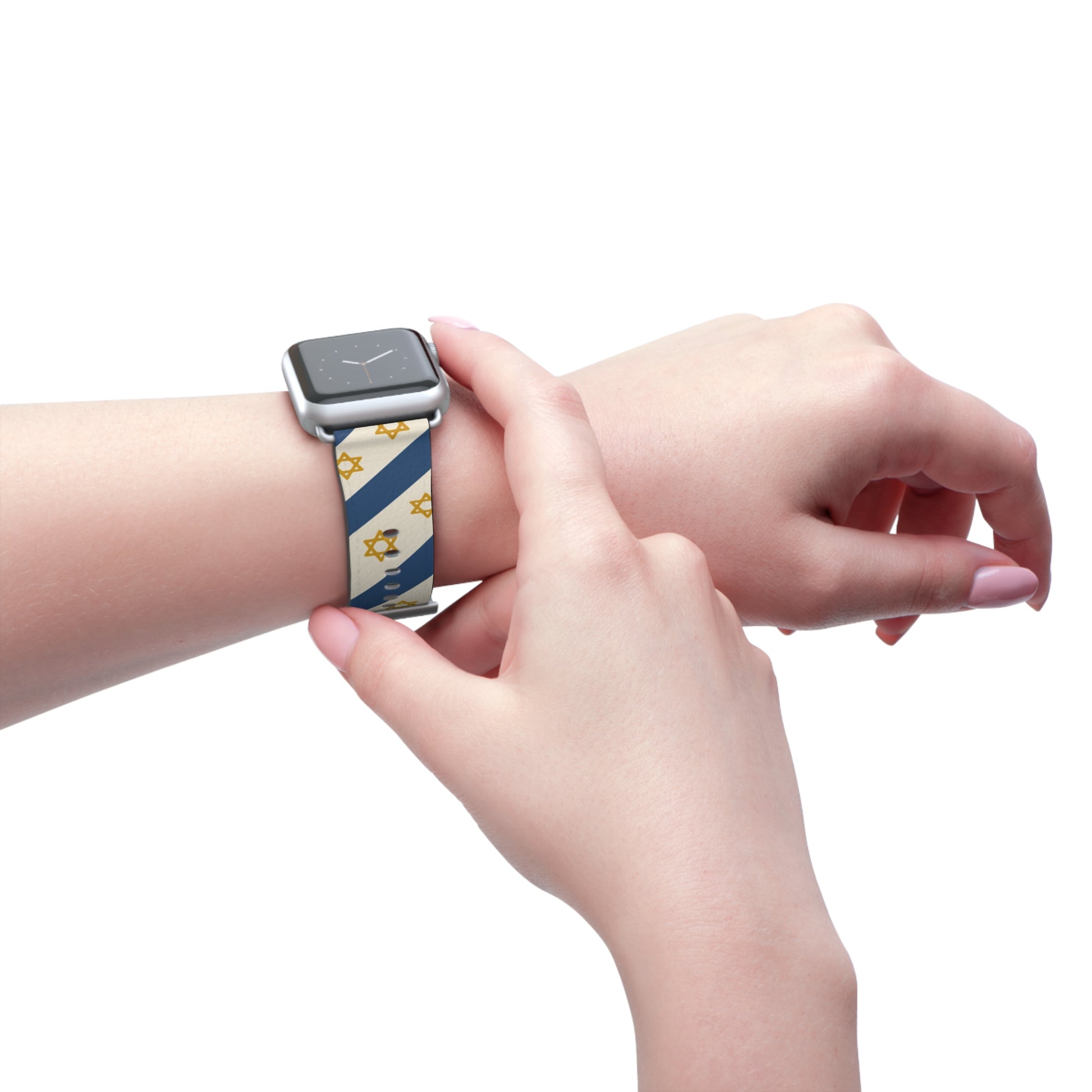Israel Regalia Stripe Watch Band - American Zionist
