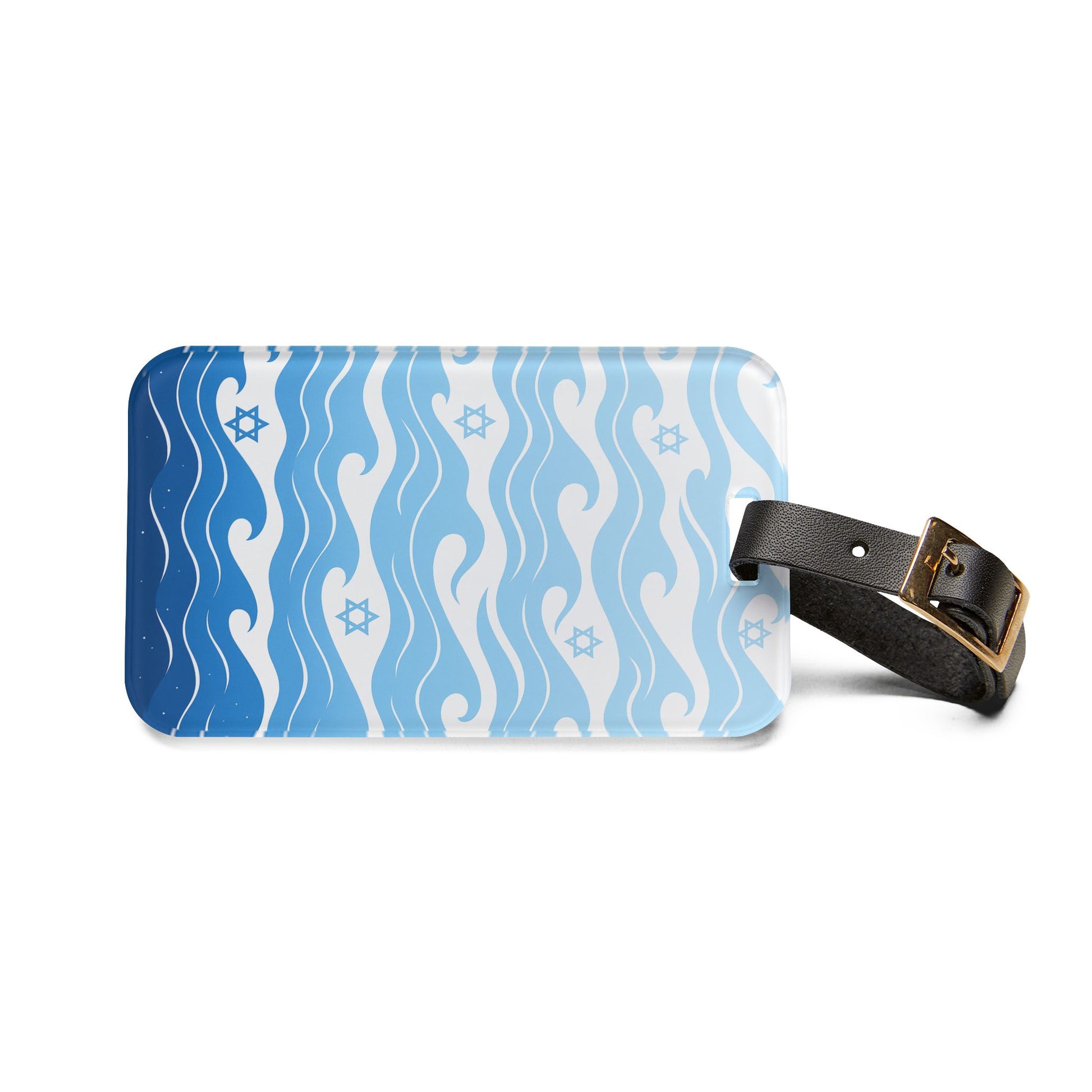 Waves Of The Land Luggage Tag - American Zionist