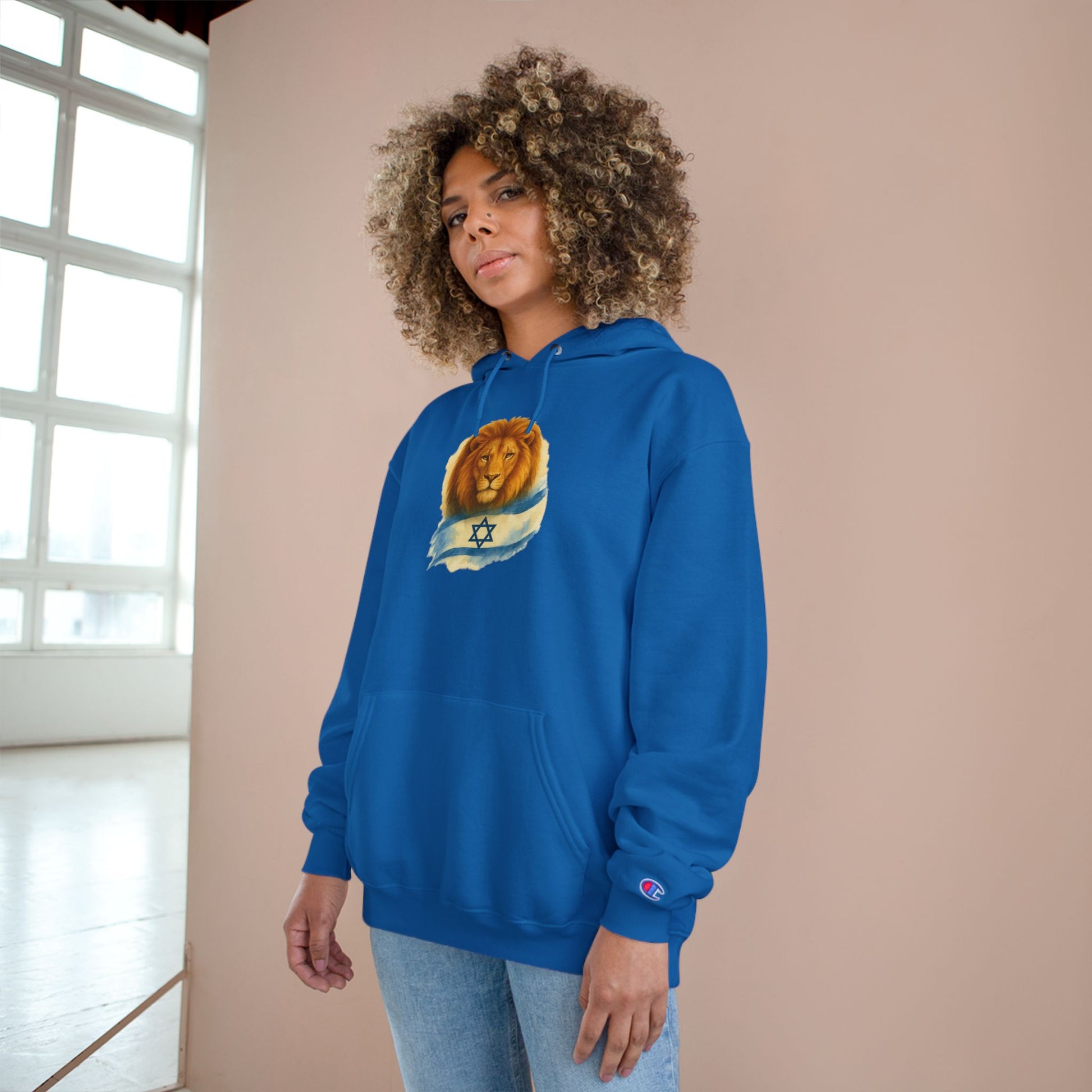 Lion Of Israel Champion Hoodie - American Zionist