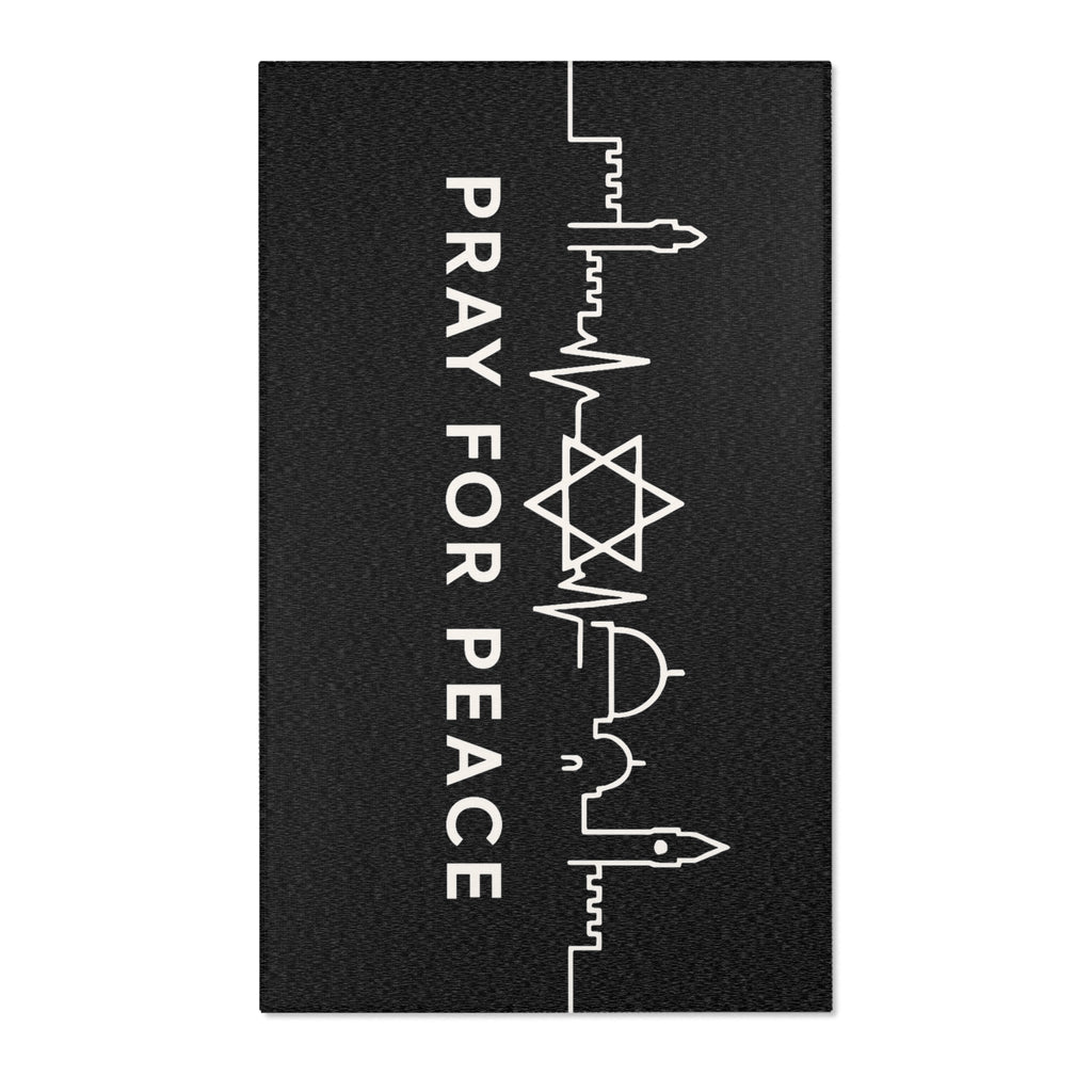 Pray For Peace Area Rugs - American Zionist