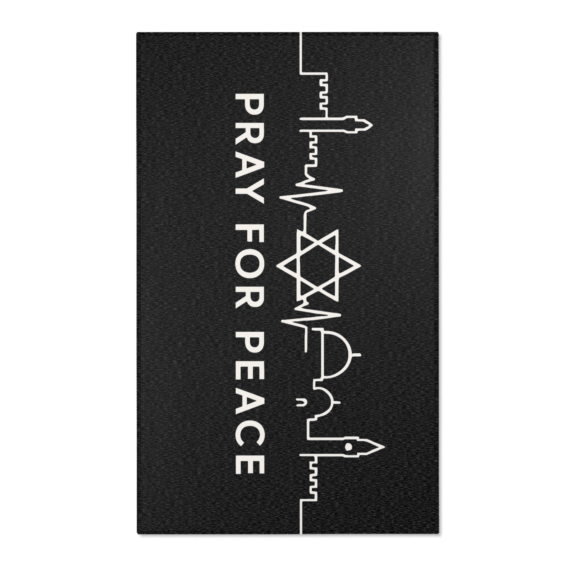 Pray For Peace Area Rugs - American Zionist