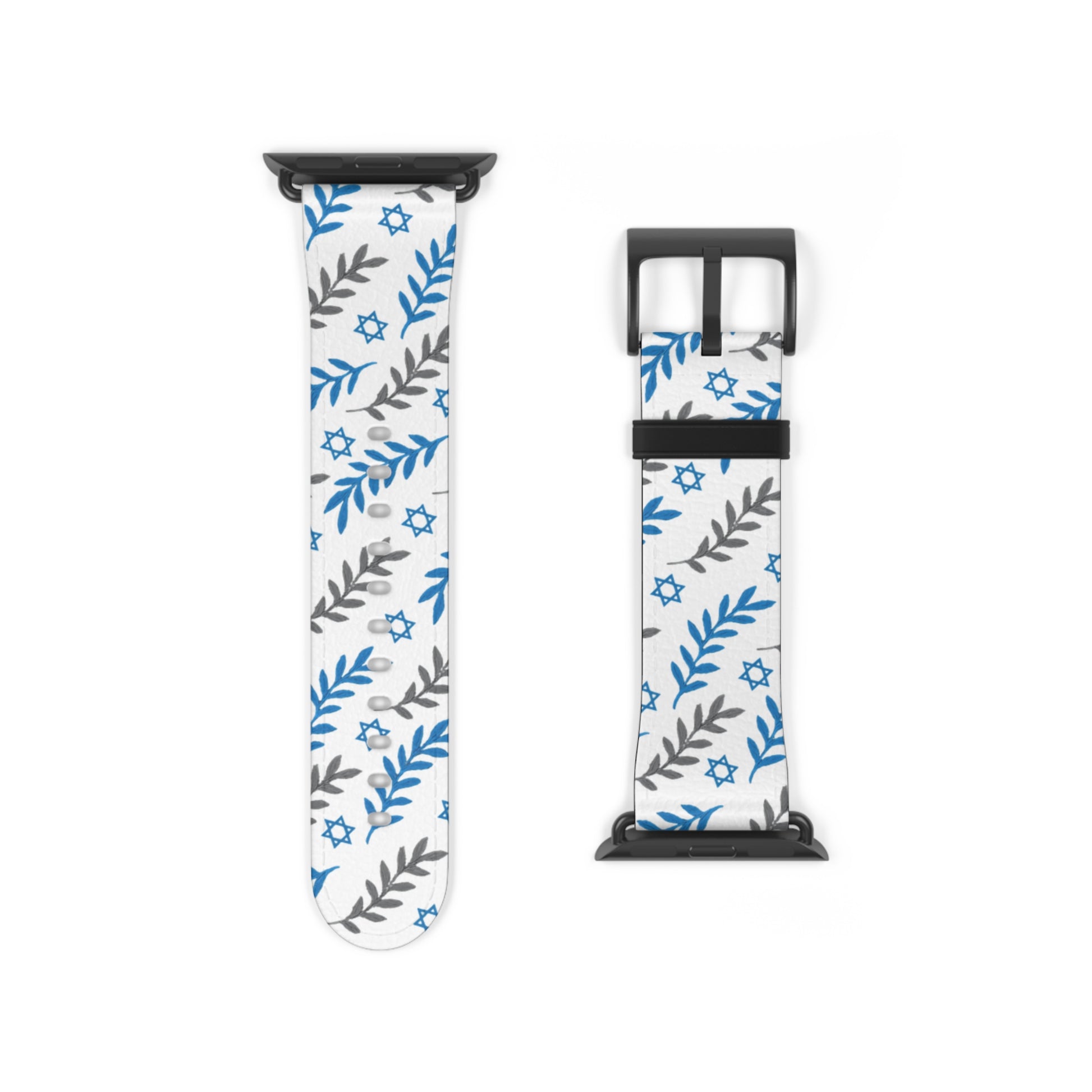 Olive and Shield Watch Band - American Zionist
