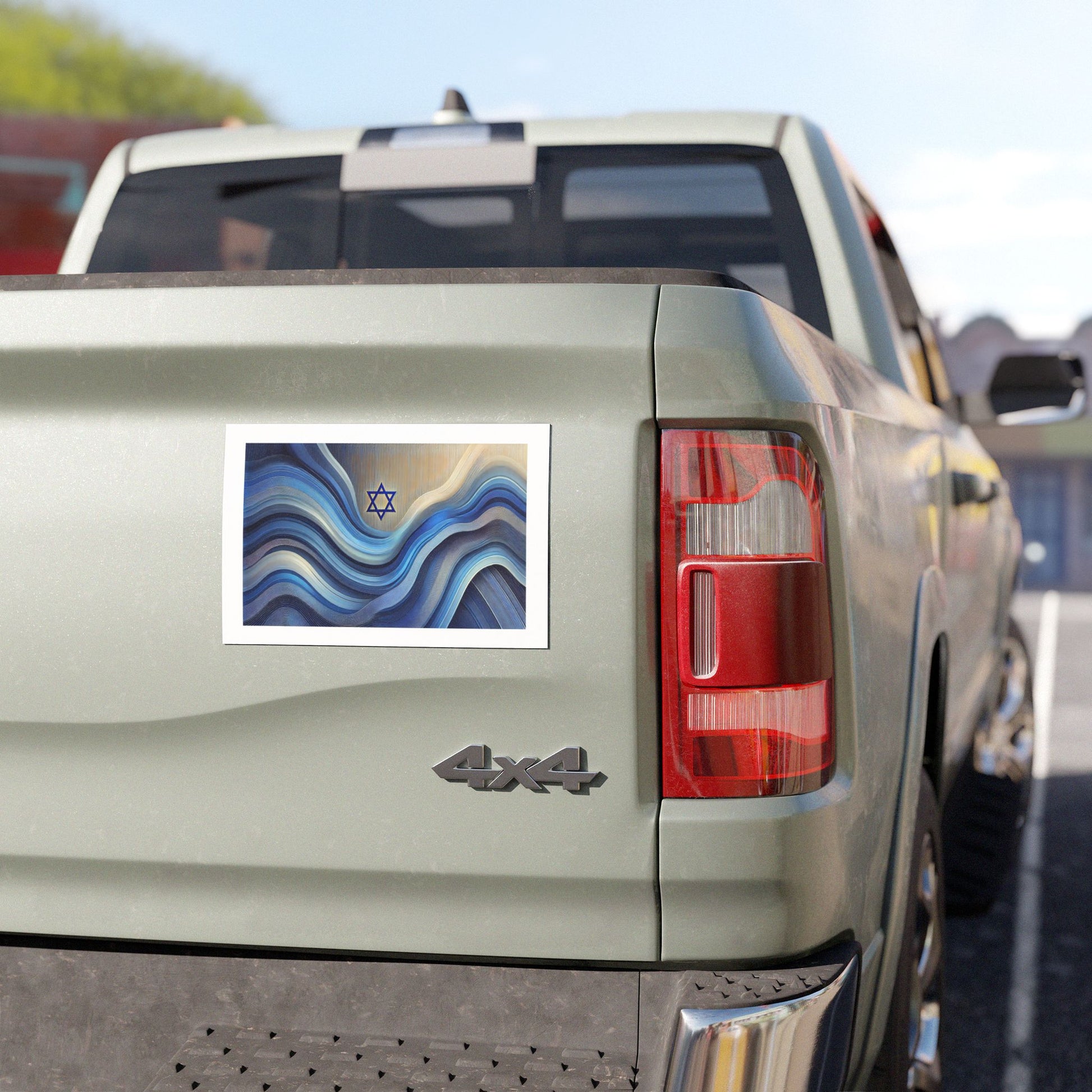 Ocean Flow Star Car Magnets - American Zionist