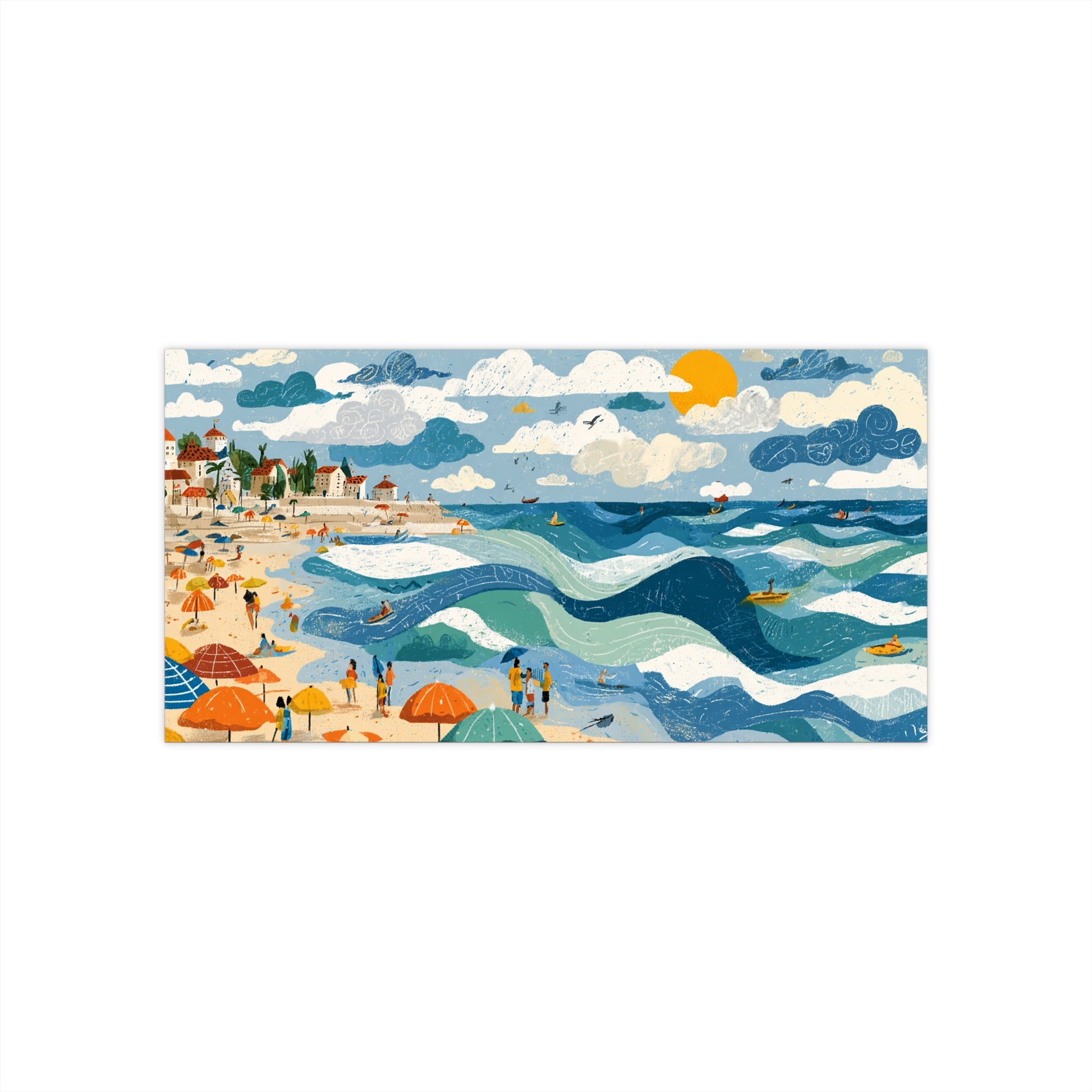 Tel Aviv Beach Bumper Stickers - American Zionist