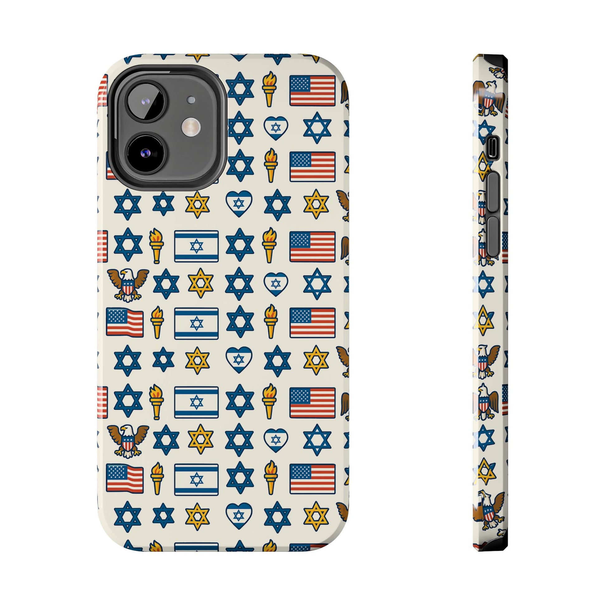Symbol Of Shared Freedom Tough Phone Cases - American Zionist