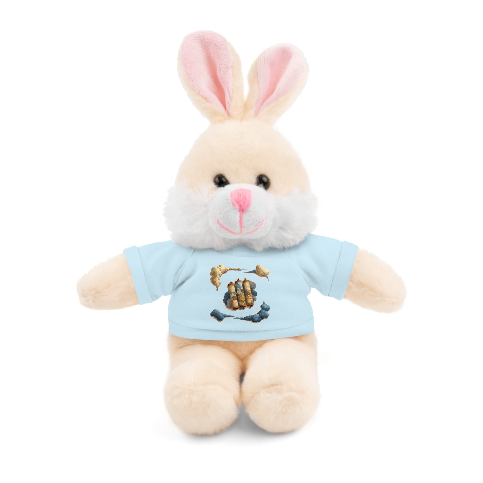 Cloudy Scroll Of Moses Stuffed Animals with Tee - American Zionist