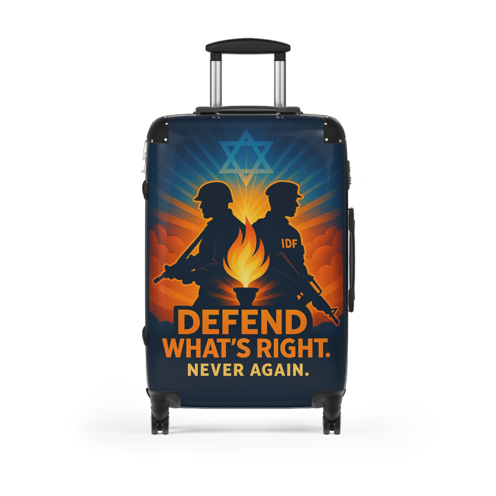 Defend What's Right Suitcase - American Zionist