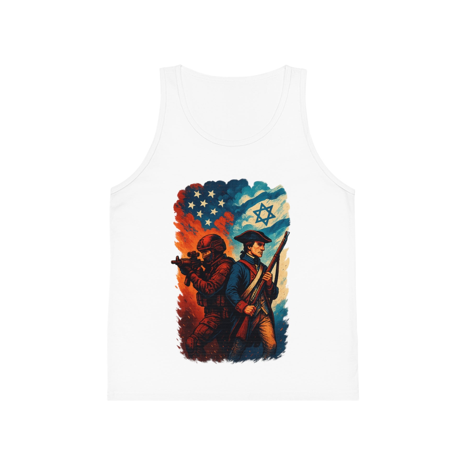 Defenders Across Generations Kid's Jersey Tank Top - American Zionist