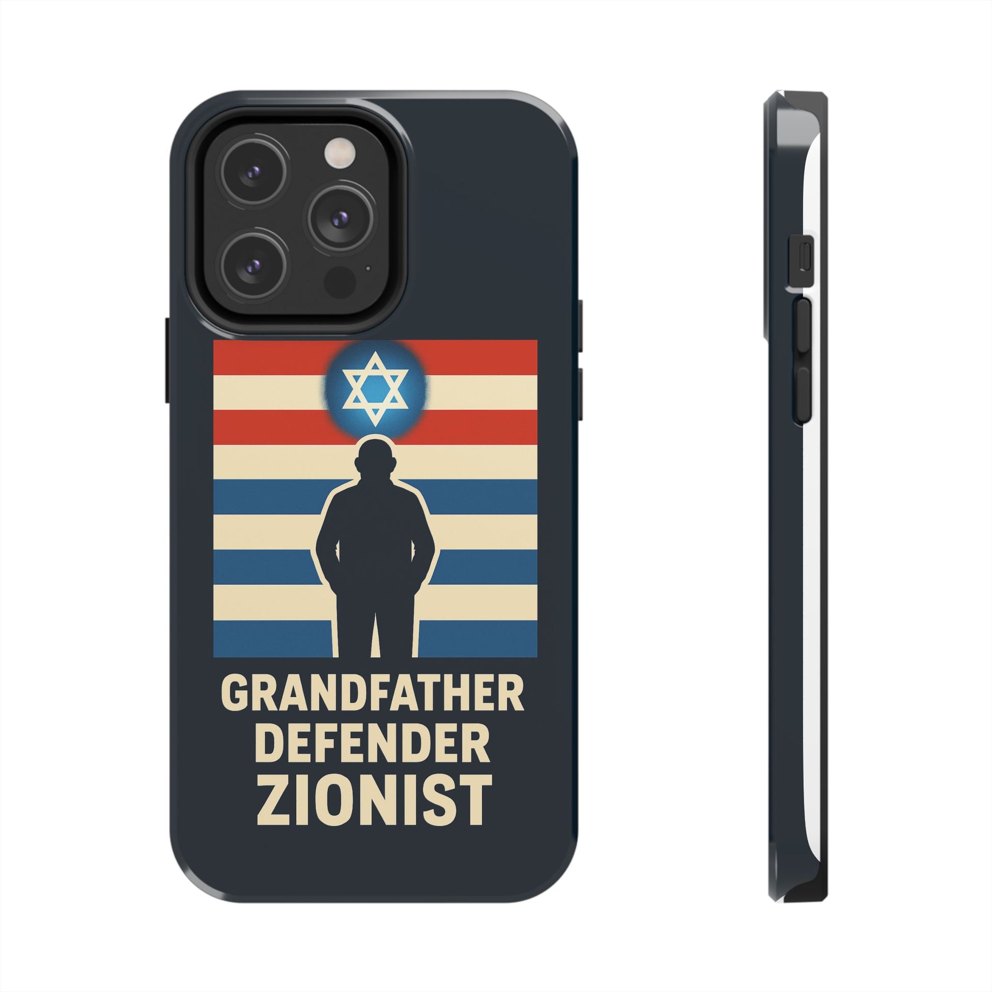 Grandfather Zionist Tough Phone Cases - American Zionist
