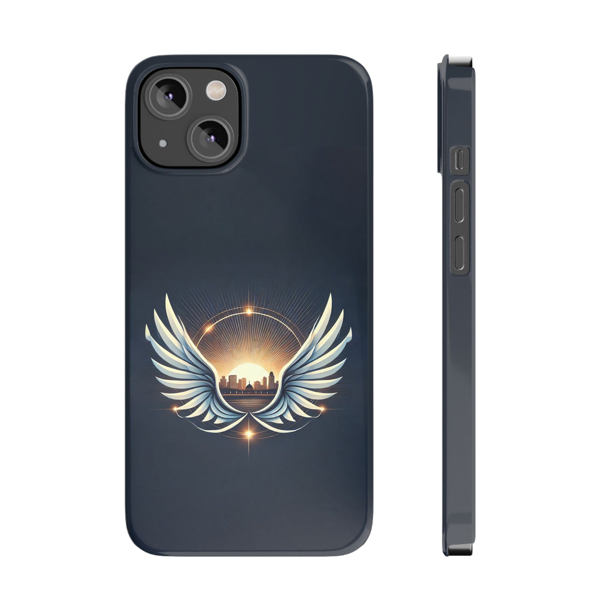 Sunrise Wings Slim Phone Cases - American Zionist