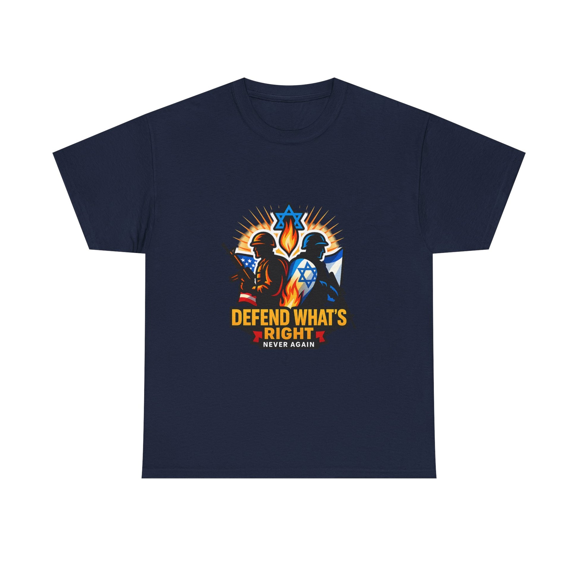Defend Whats Right Unisex Heavy Cotton Tee - American Zionist