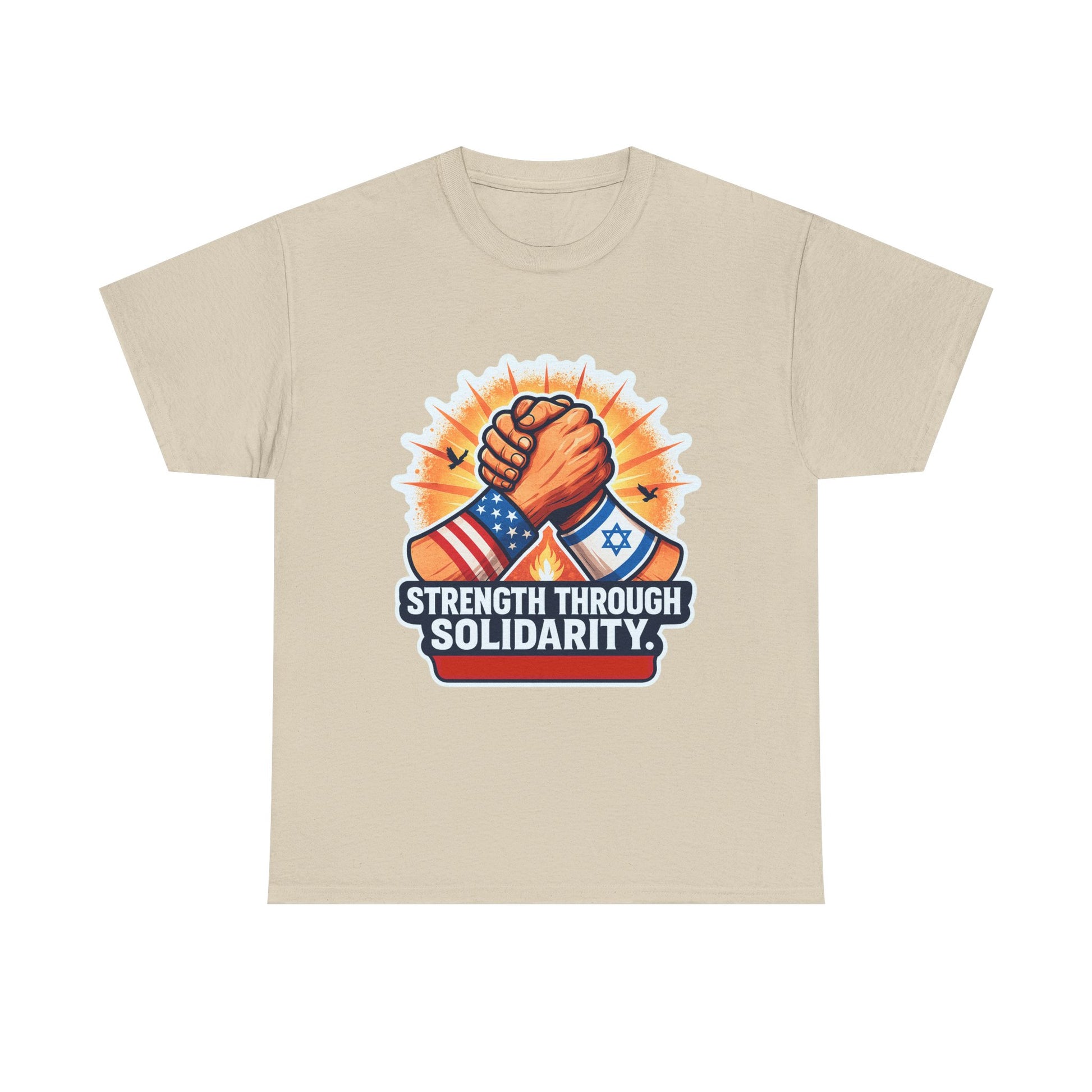 Strength Through Solidarity Unisex Heavy Cotton Tee - American Zionist