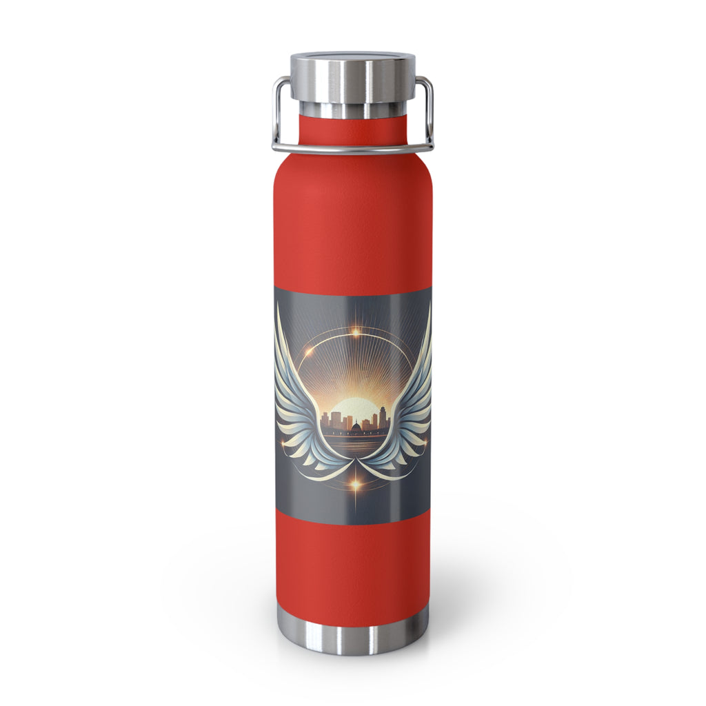 Sunset Wings Copper Vacuum Insulated Bottle, 22oz - American Zionist