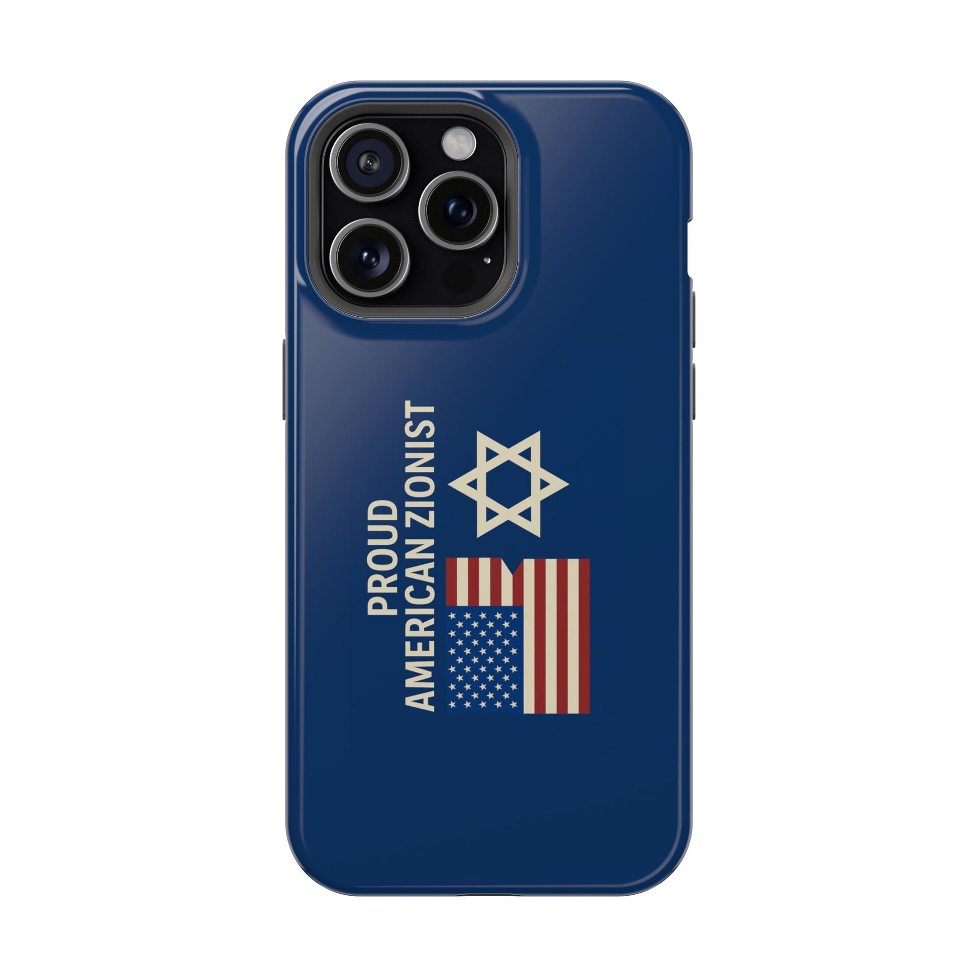 Blue Proud American Zionist Magnetic Tough Cases - American Zionist