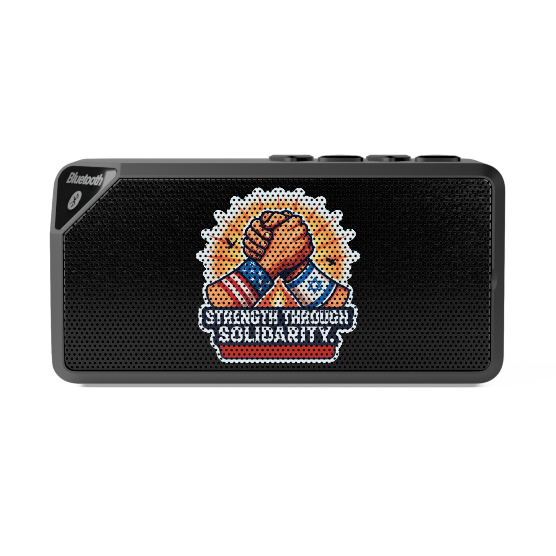 Strength Through Solidarity Jabba Bluetooth Speaker - American Zionist