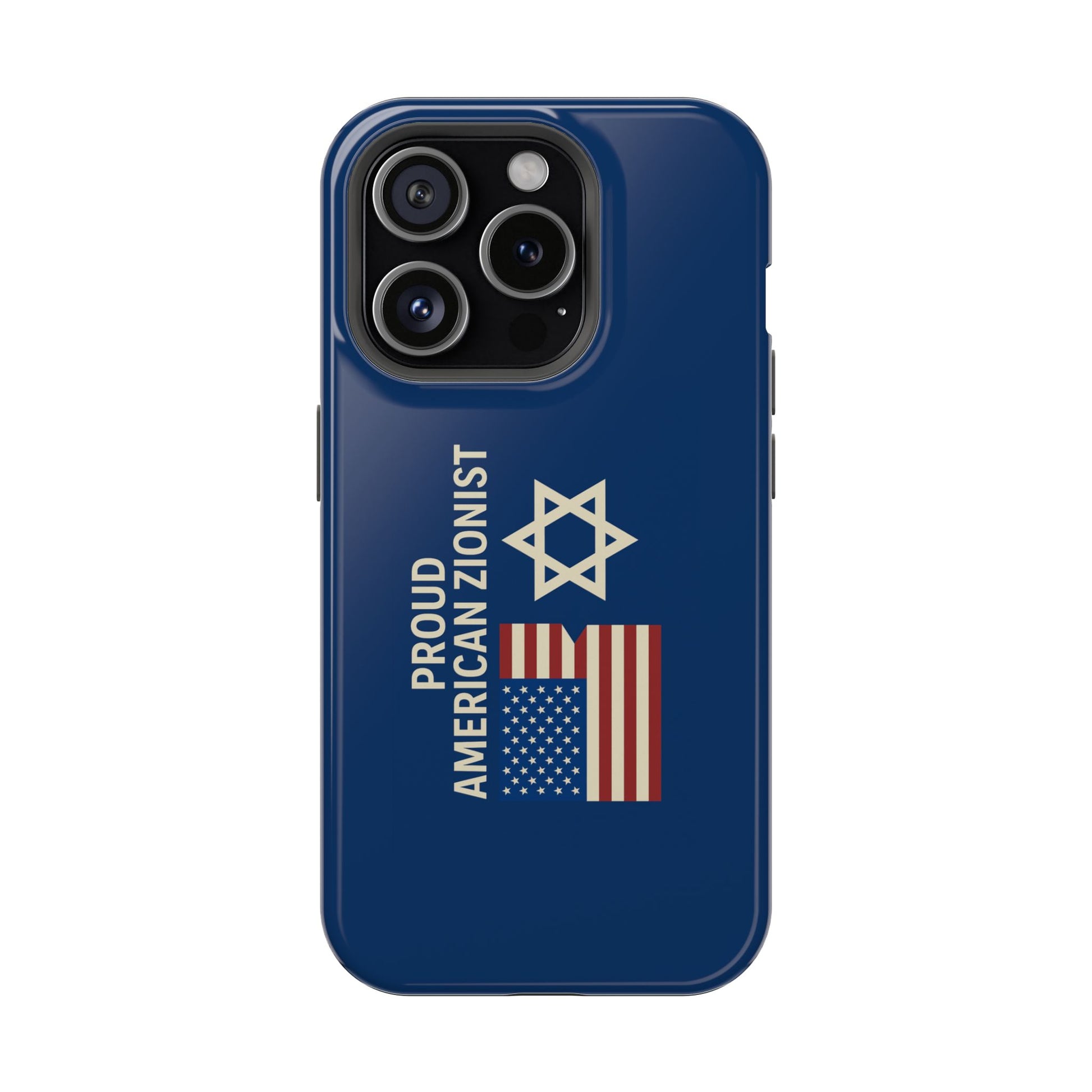 Blue Proud American Zionist Magnetic Tough Cases - American Zionist