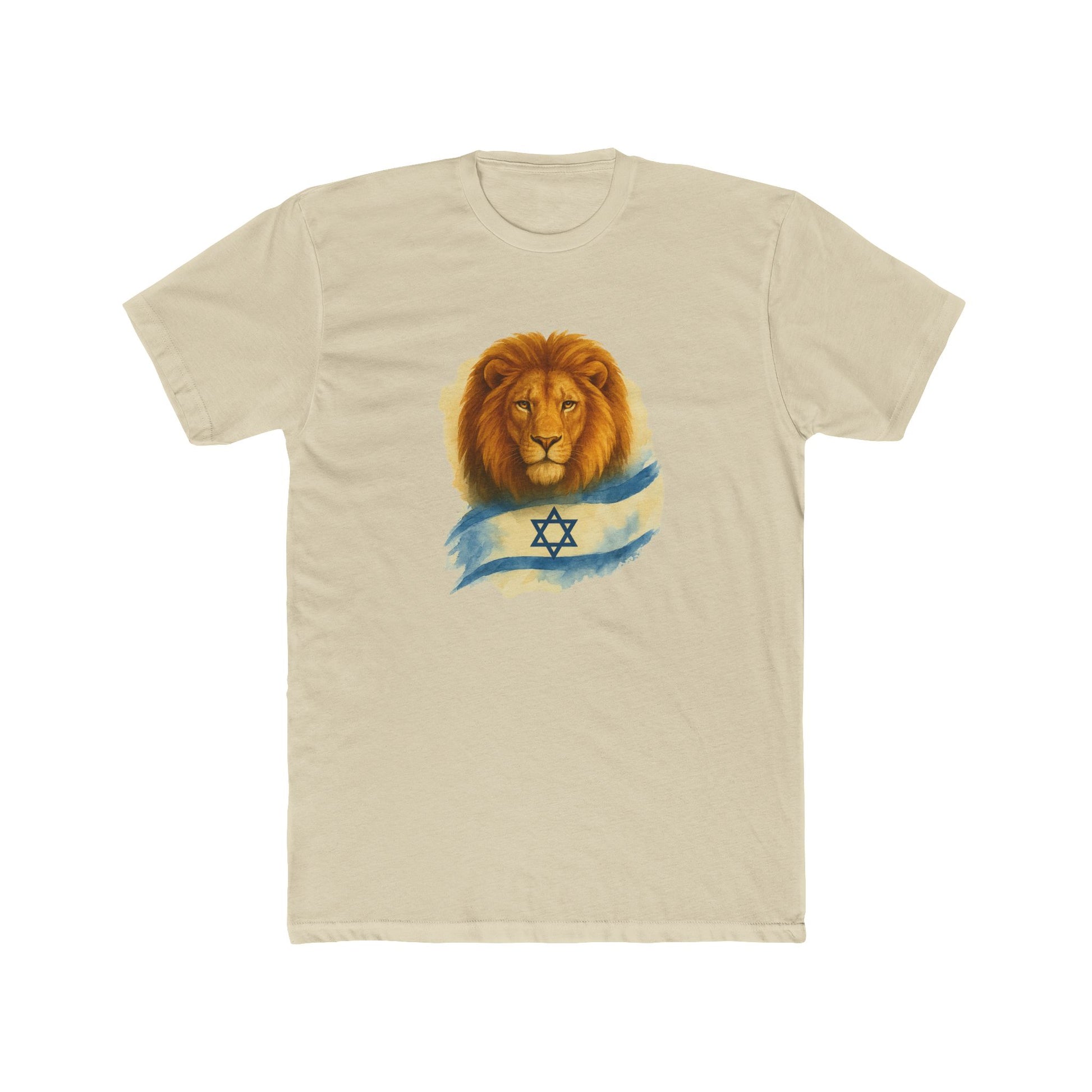 Lion Of Israel Unisex Cotton Crew Tee - American Zionist