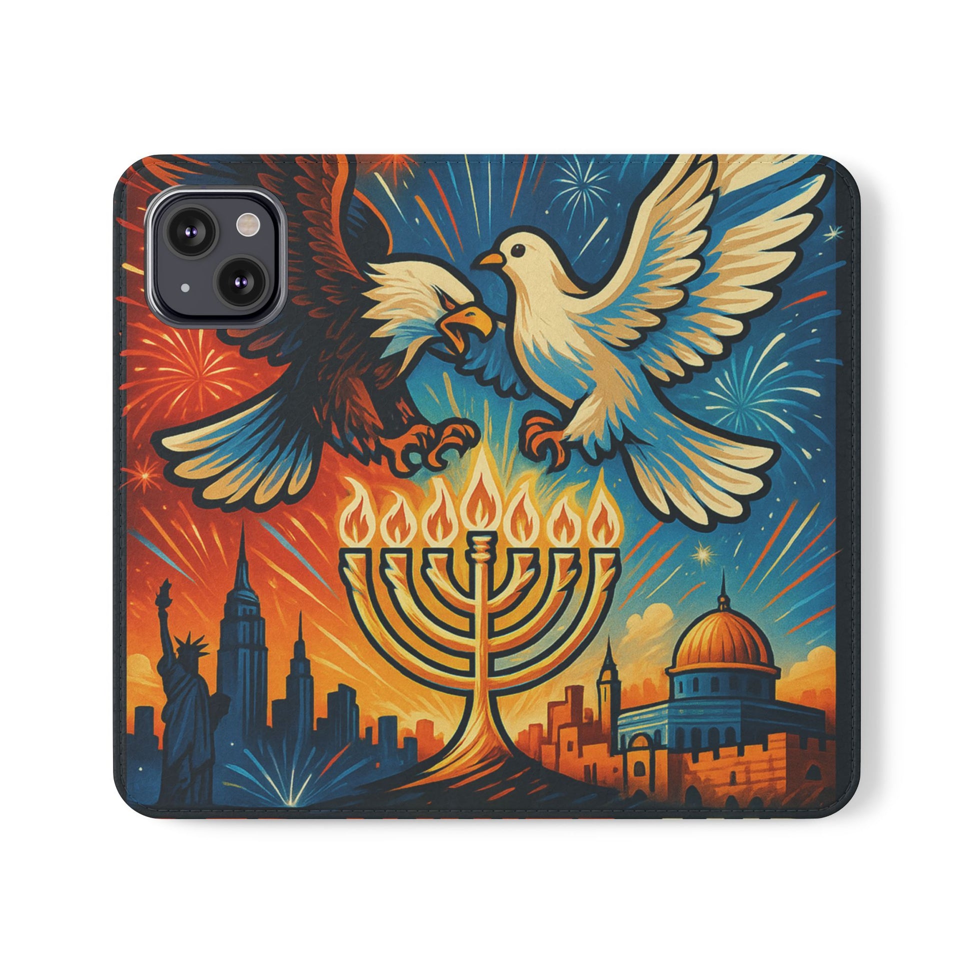 Red White and Blue Flip Cases - American Zionist