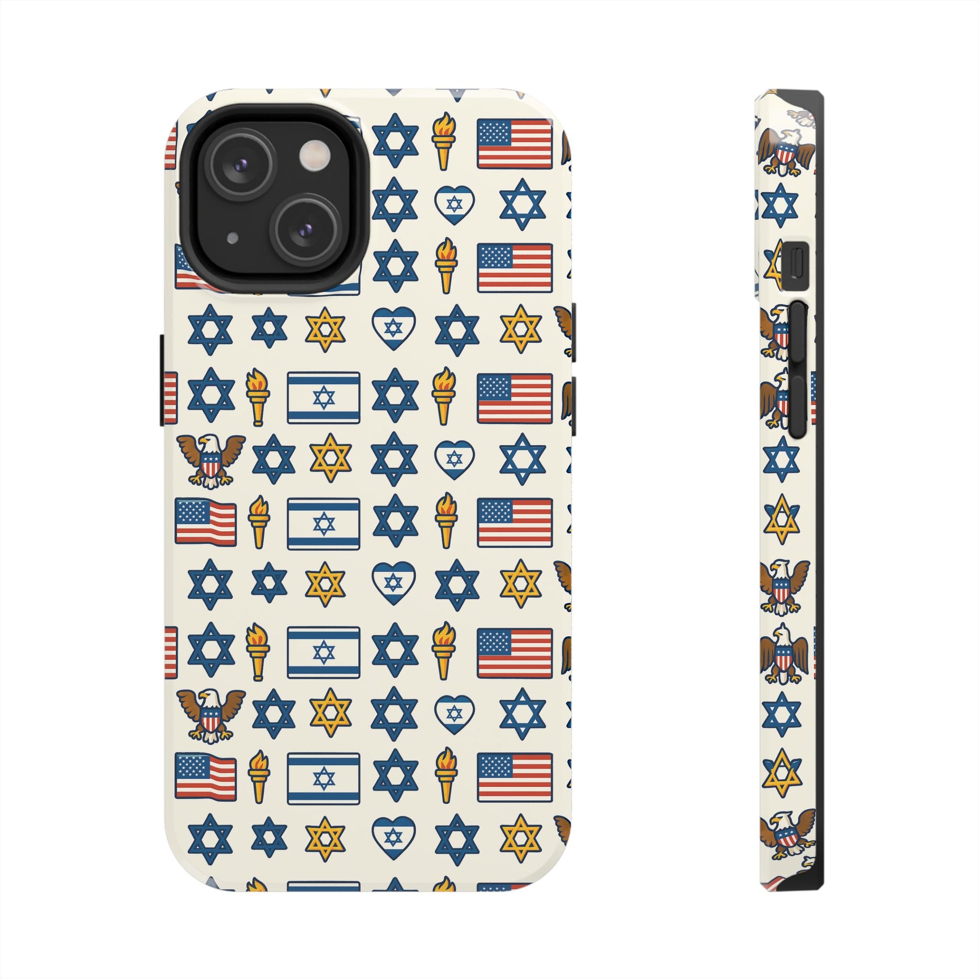 Symbol Of Shared Freedom Tough Phone Cases - American Zionist