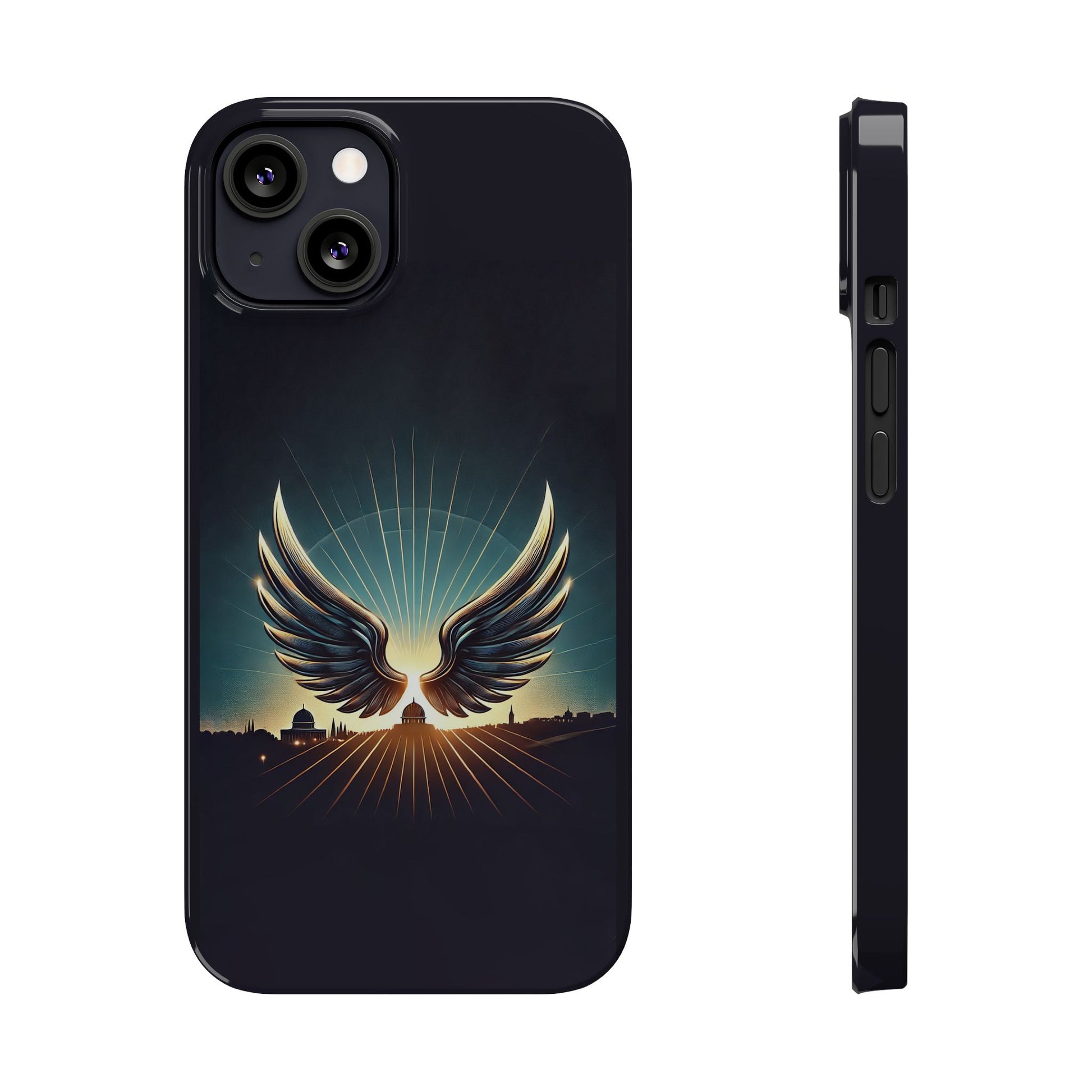 Sunset Wings Slim Phone Cases - American Zionist