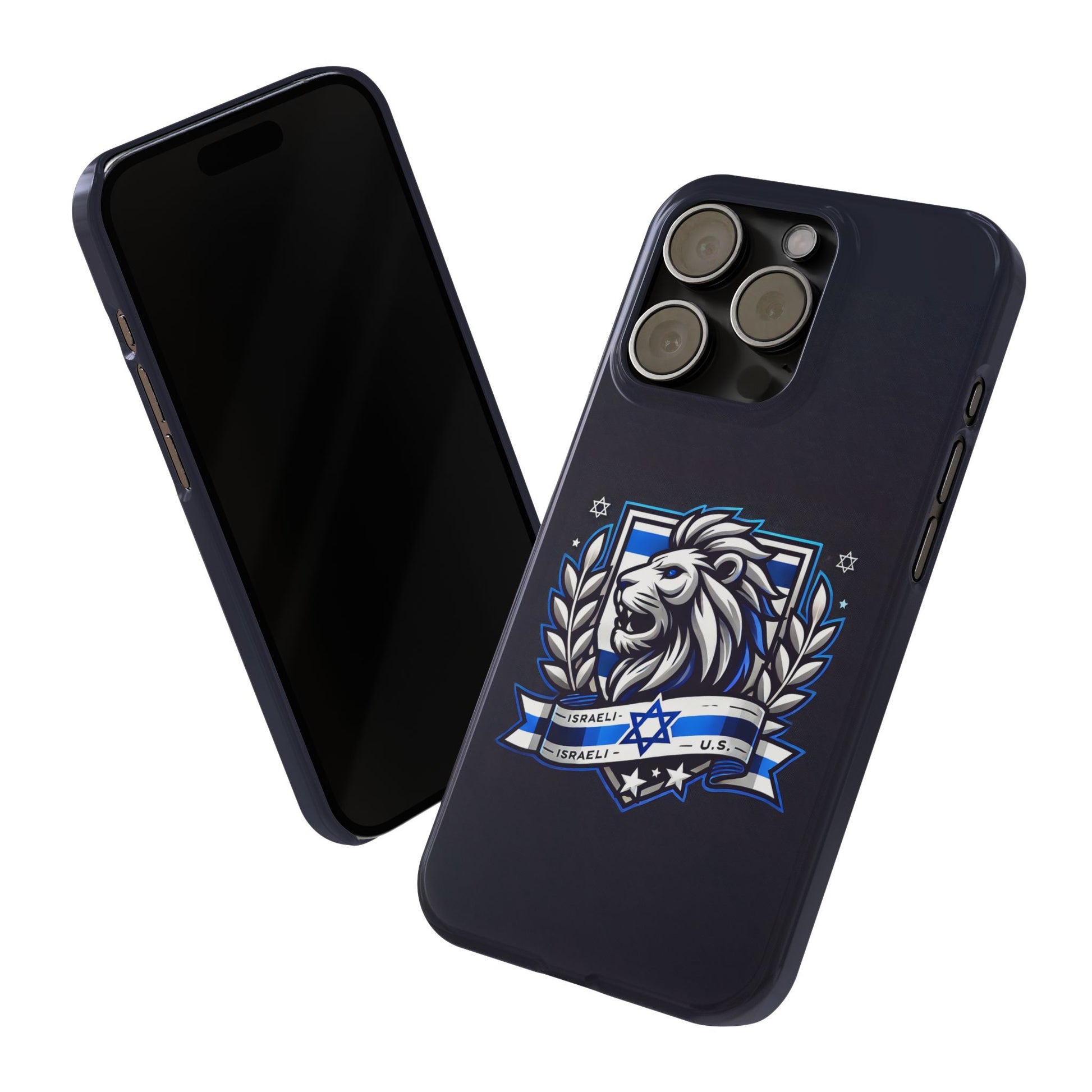Lion of Judah Crest Slim Phone Cases - American Zionist