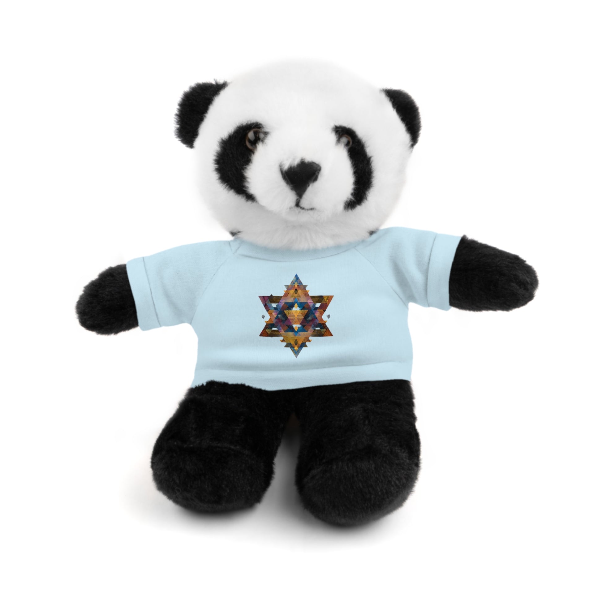 Star Of David Geometric Stuffed Animals with Tee - American Zionist