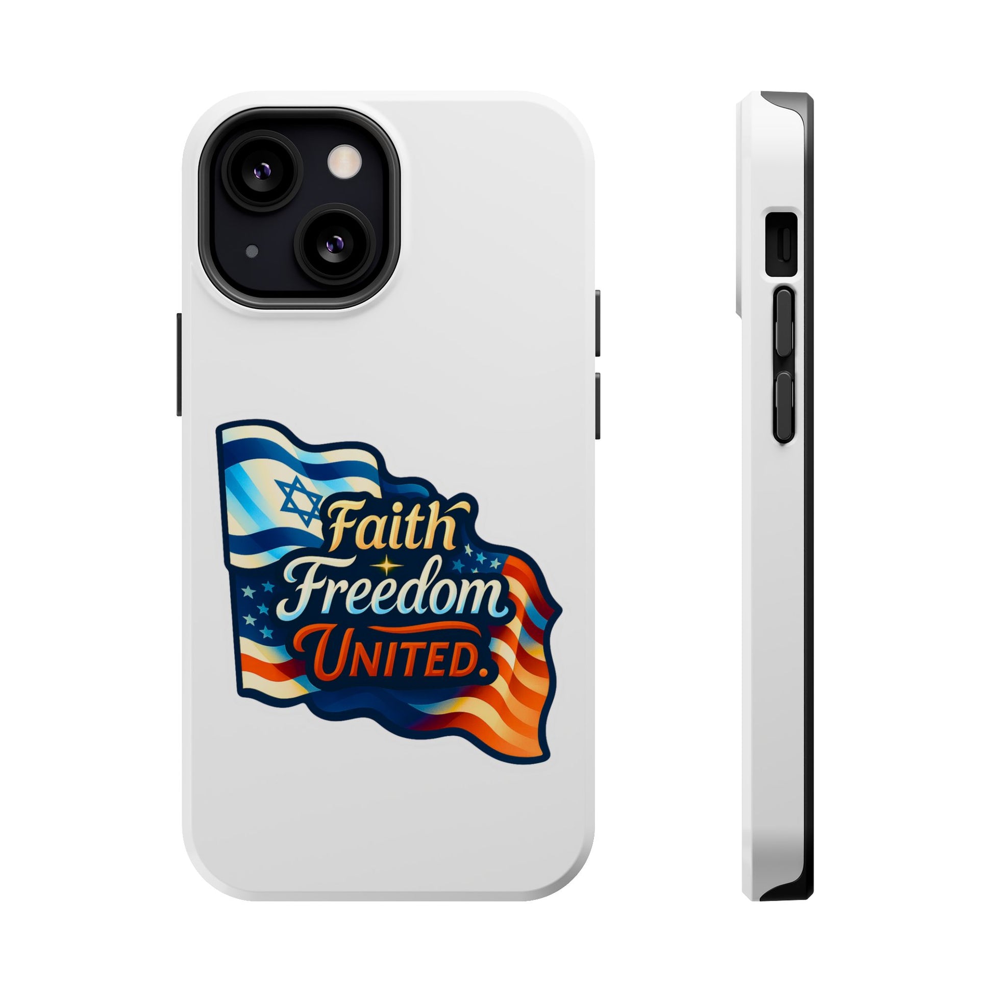 Faith Freedom United Magnetic Tough Cases - American Zionist