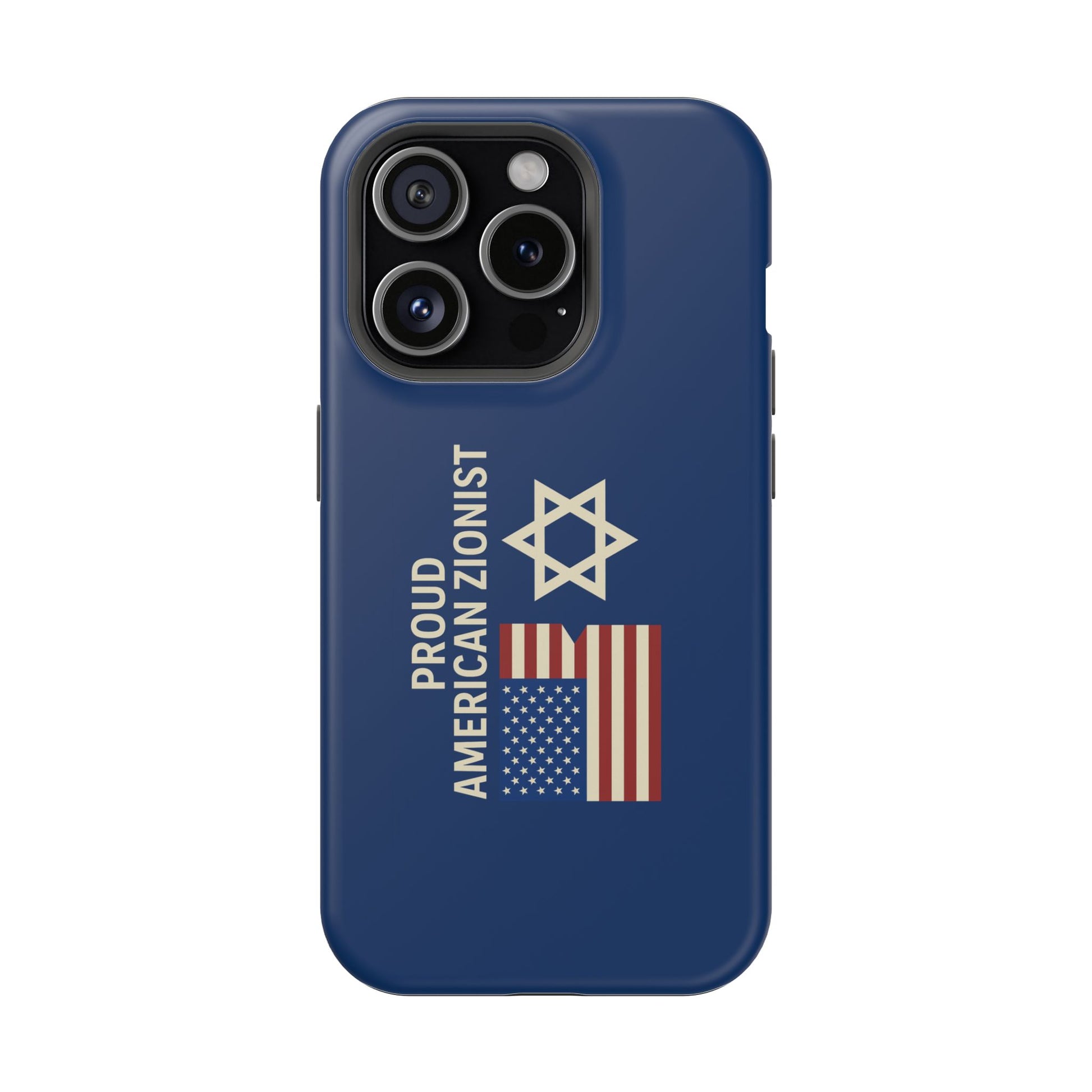 Blue Proud American Zionist Magnetic Tough Cases - American Zionist