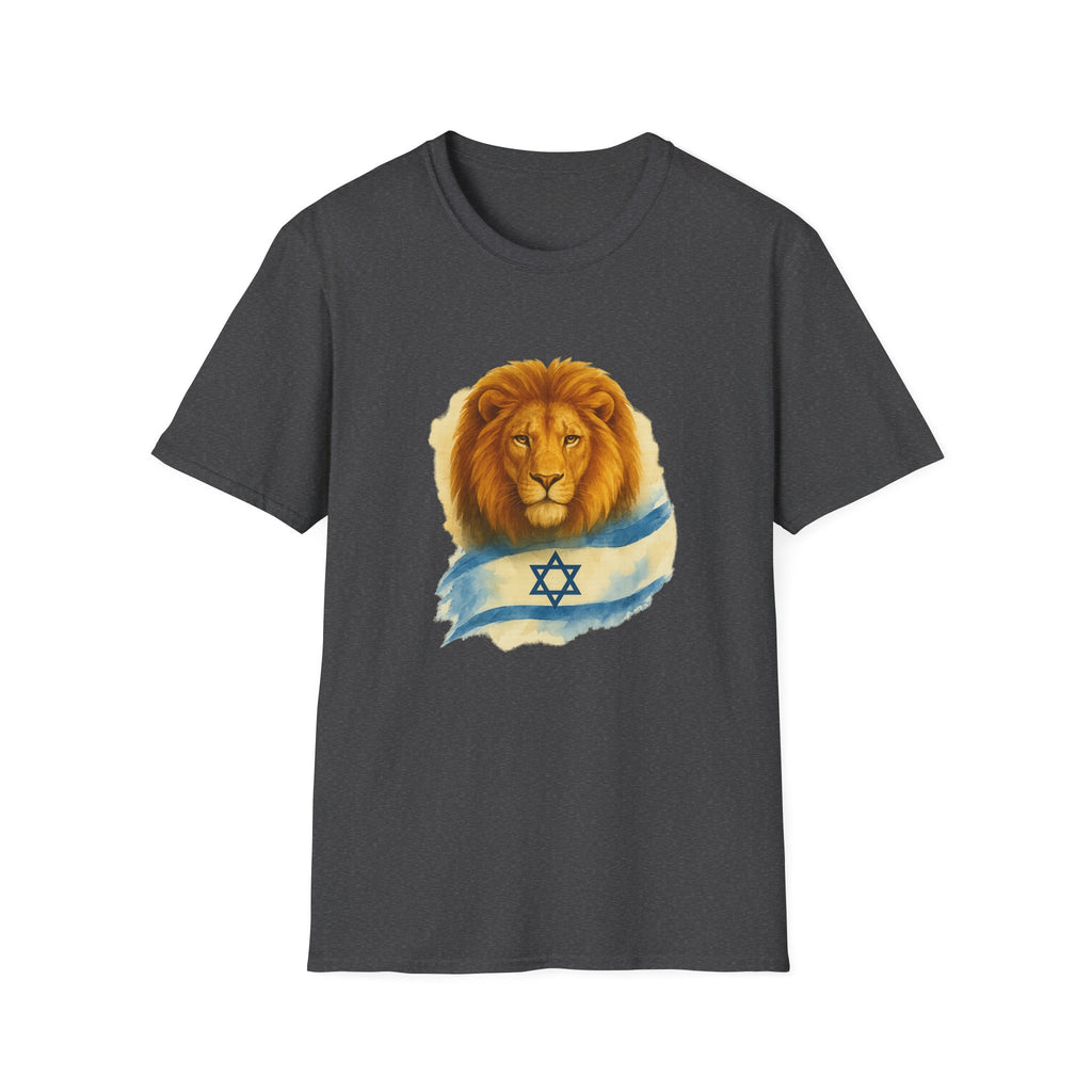 Lion Of Israel Unisex Softstyle T-Shirt - American Zionist