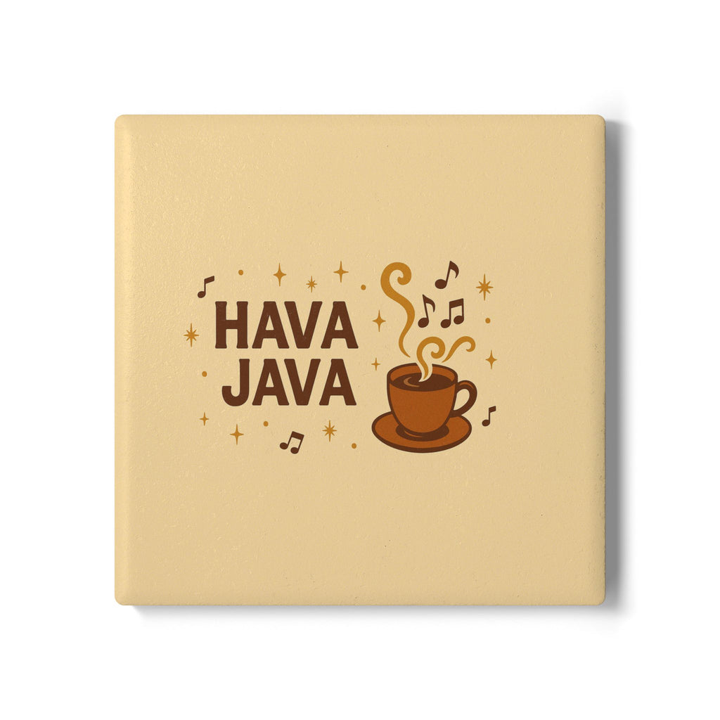 Hava Java Ceramic Coaster - American Zionist
