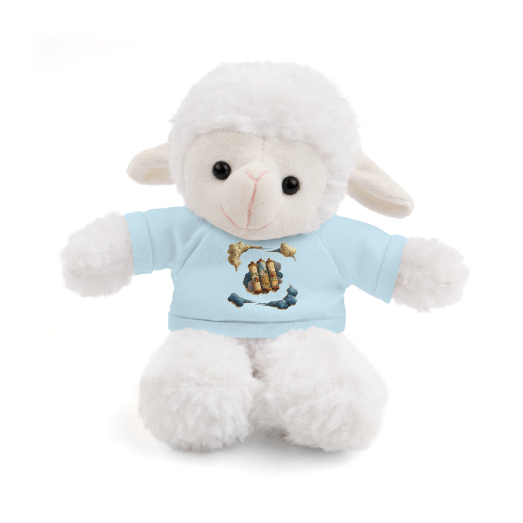 Cloudy Scroll Of Moses Stuffed Animals with Tee - American Zionist
