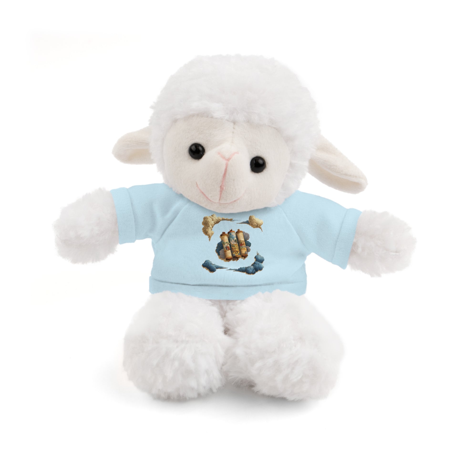 Cloudy Scroll Of Moses Stuffed Animals with Tee - American Zionist