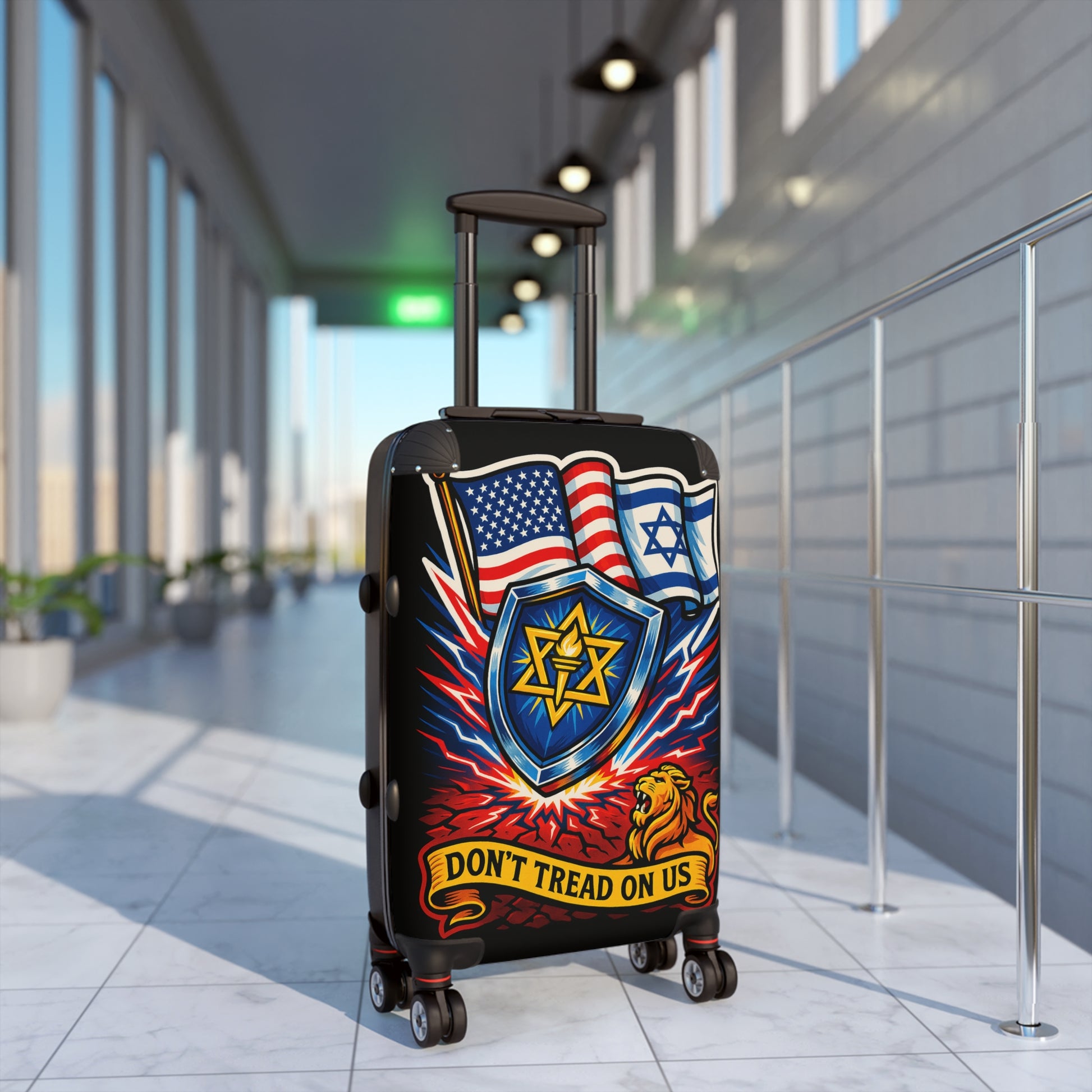 Don't Tread on Us Suitcase - American Zionist