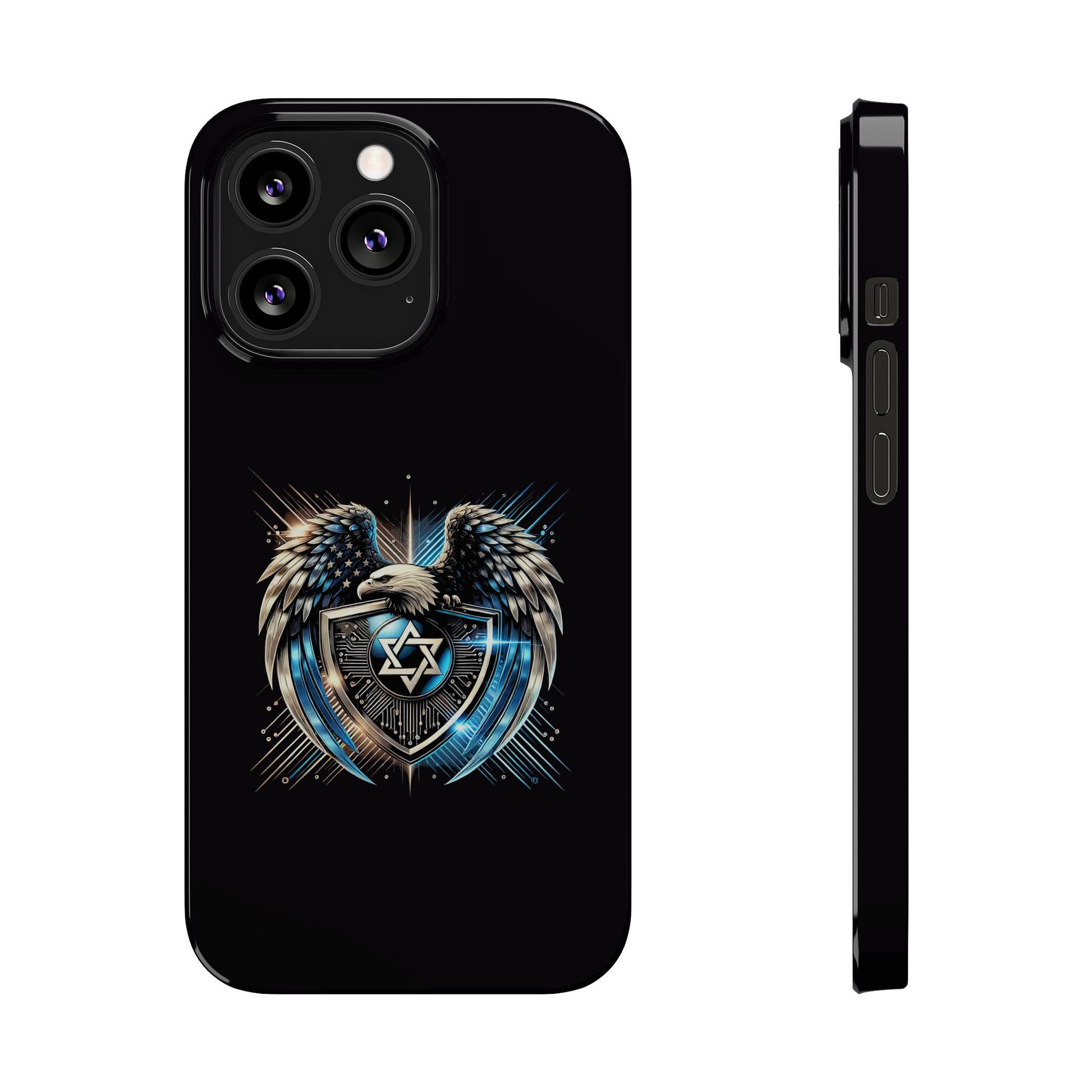 Wings of Zion Slim Phone Cases - American Zionist