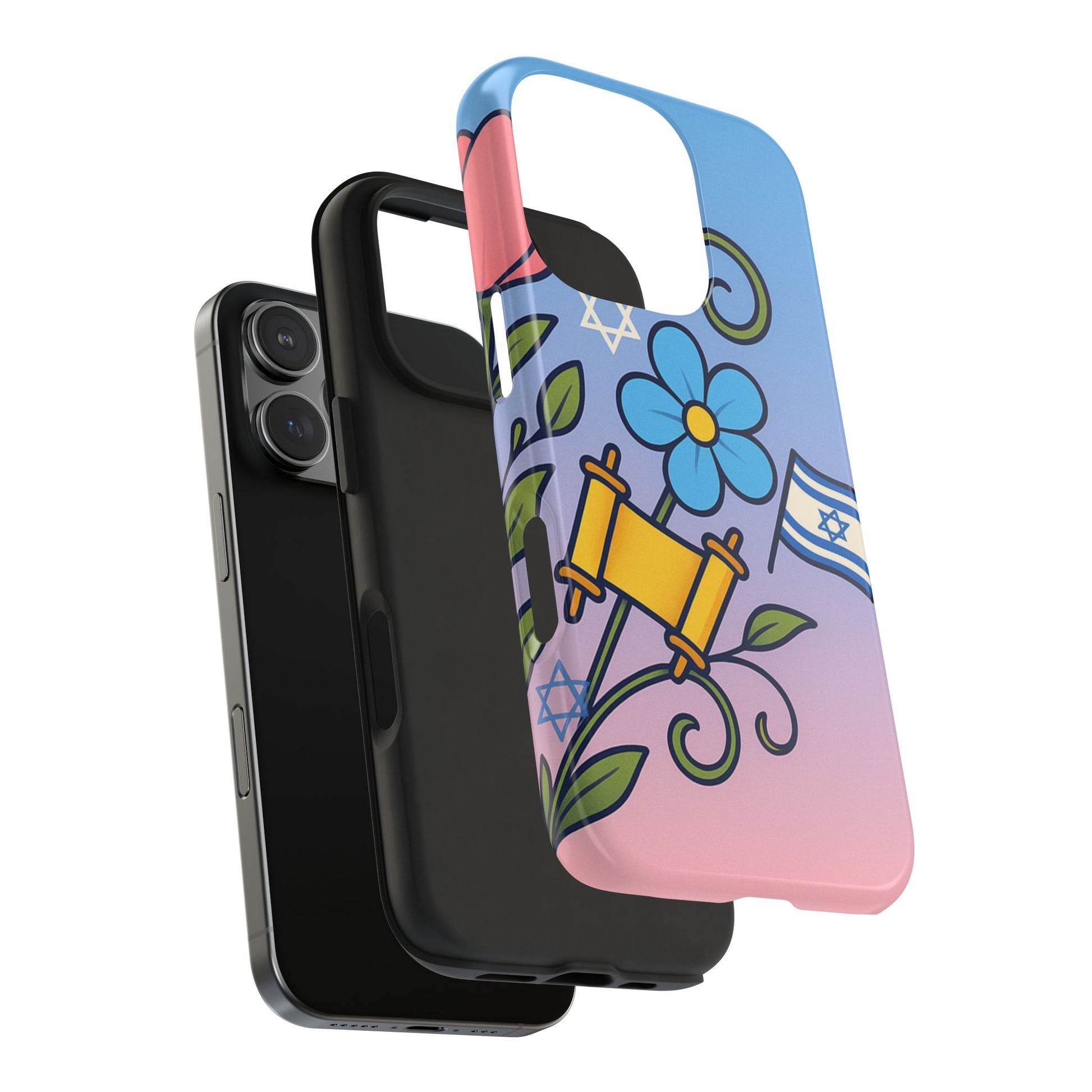Flourish with Freedom Tough Phone Cases - American Zionist