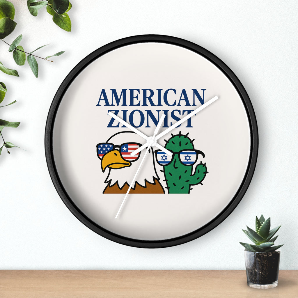 American Zionist Bros Wall Clock - American Zionist