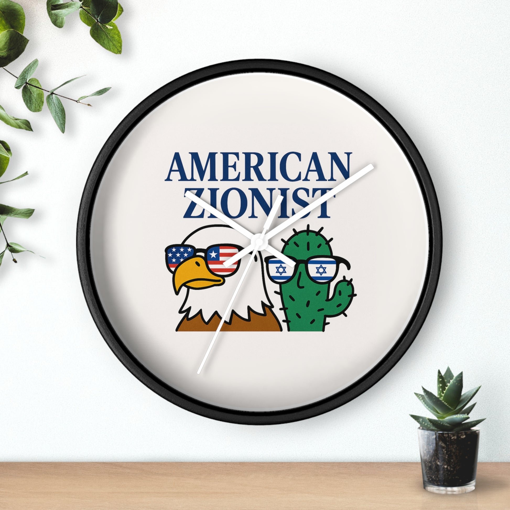 American Zionist Bros Wall Clock - American Zionist