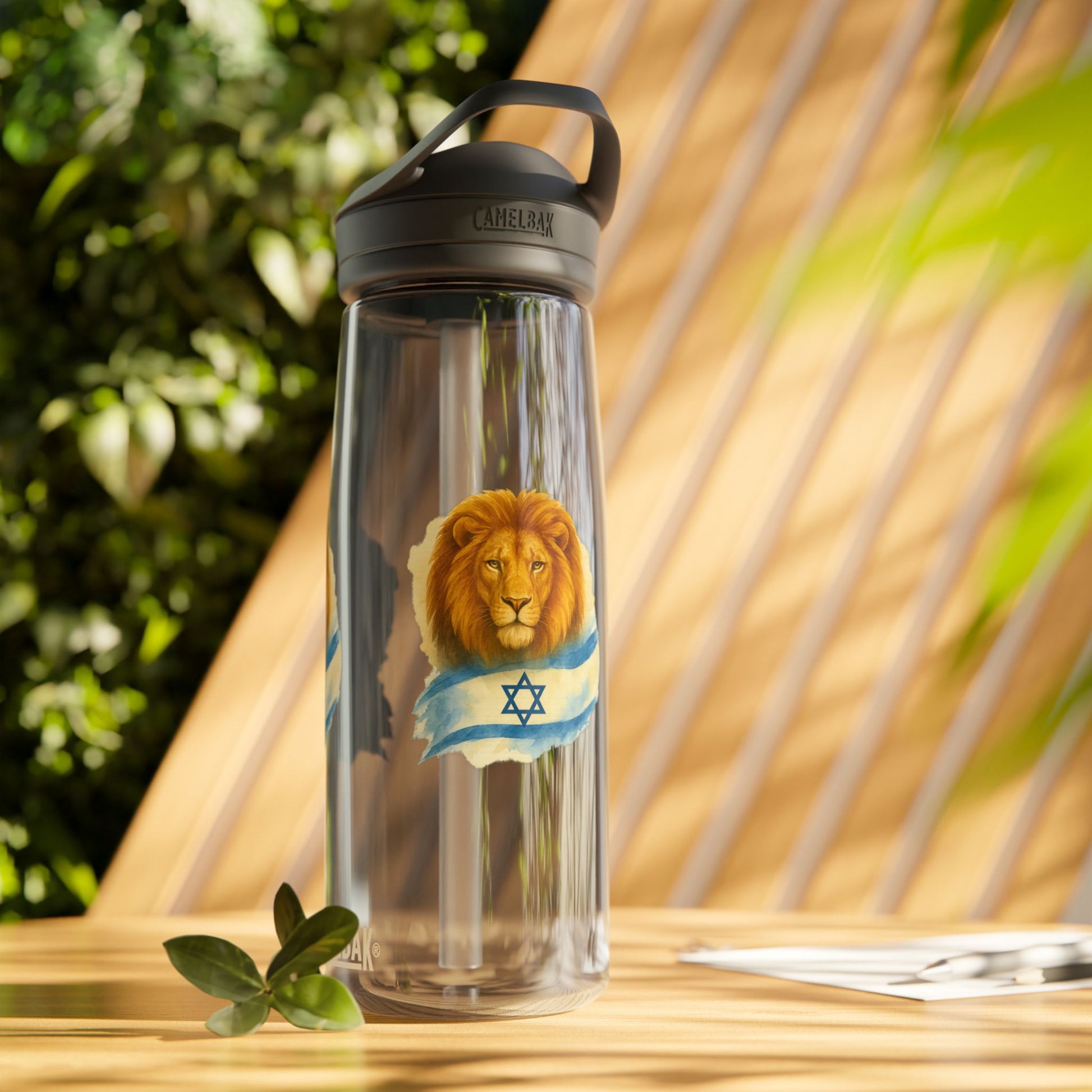 Lion Of Israel Water Bottle, 20oz\25oz - American Zionist
