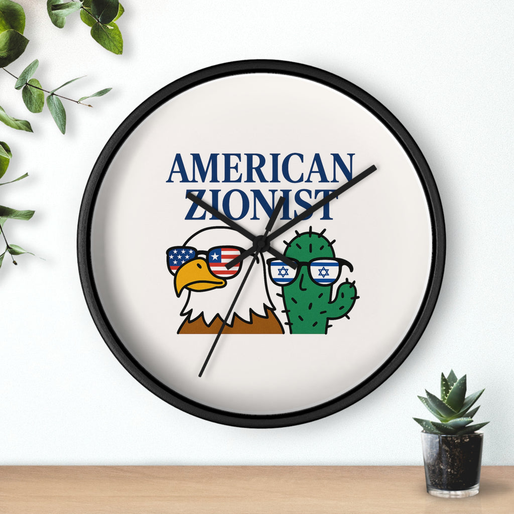 American Zionist Bros Wall Clock - American Zionist