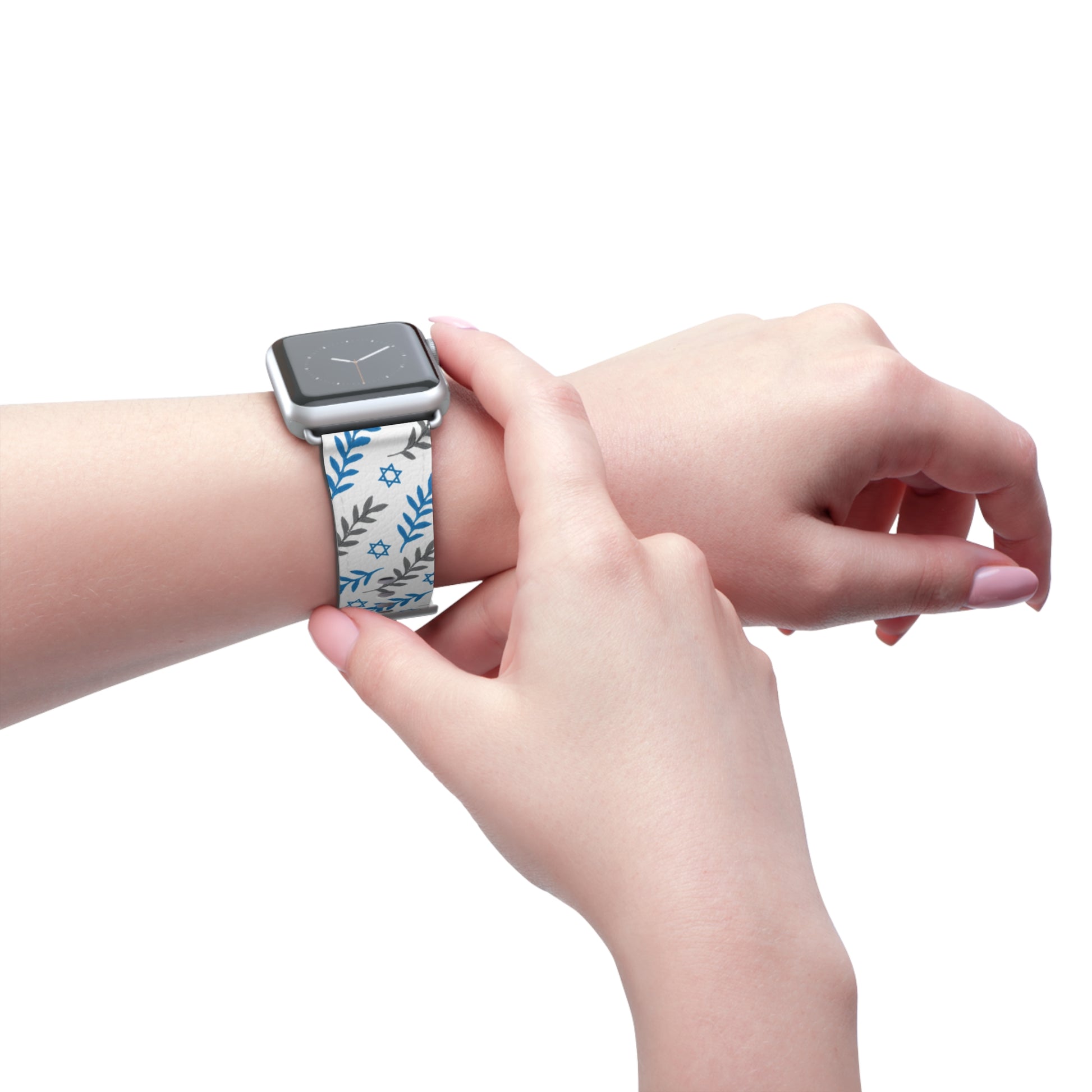 Olive and Shield Watch Band - American Zionist